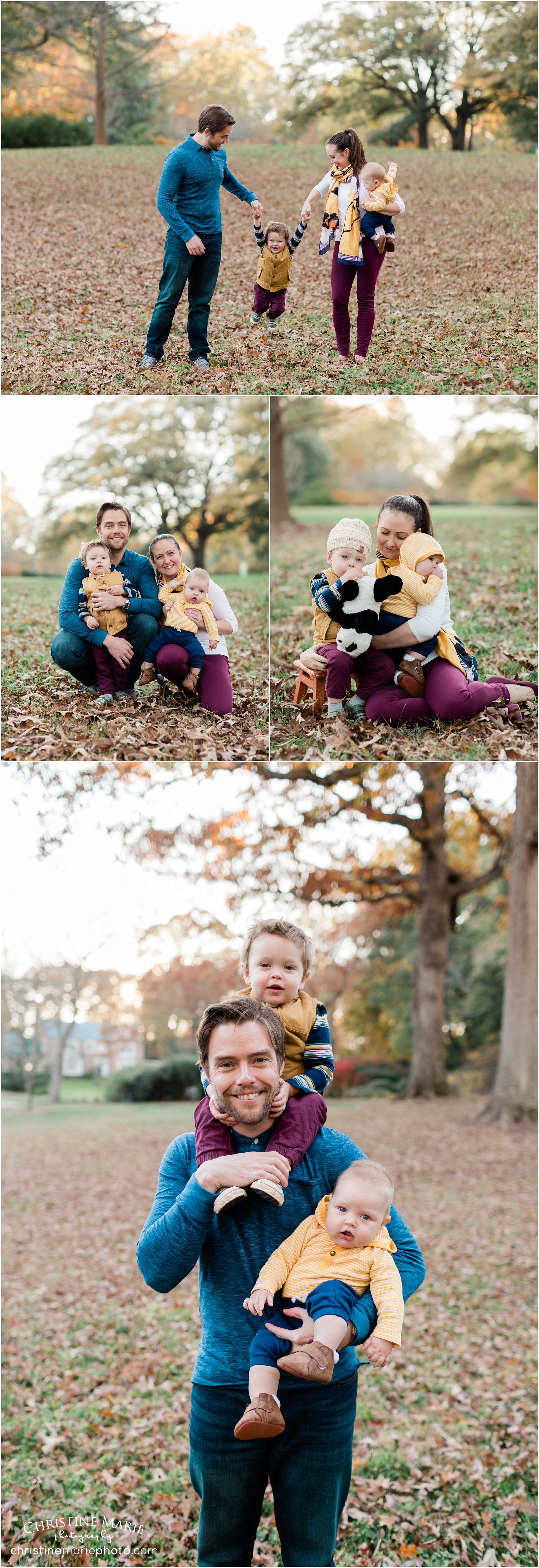 atlanta family photographer, fall family photos, fall leaves
