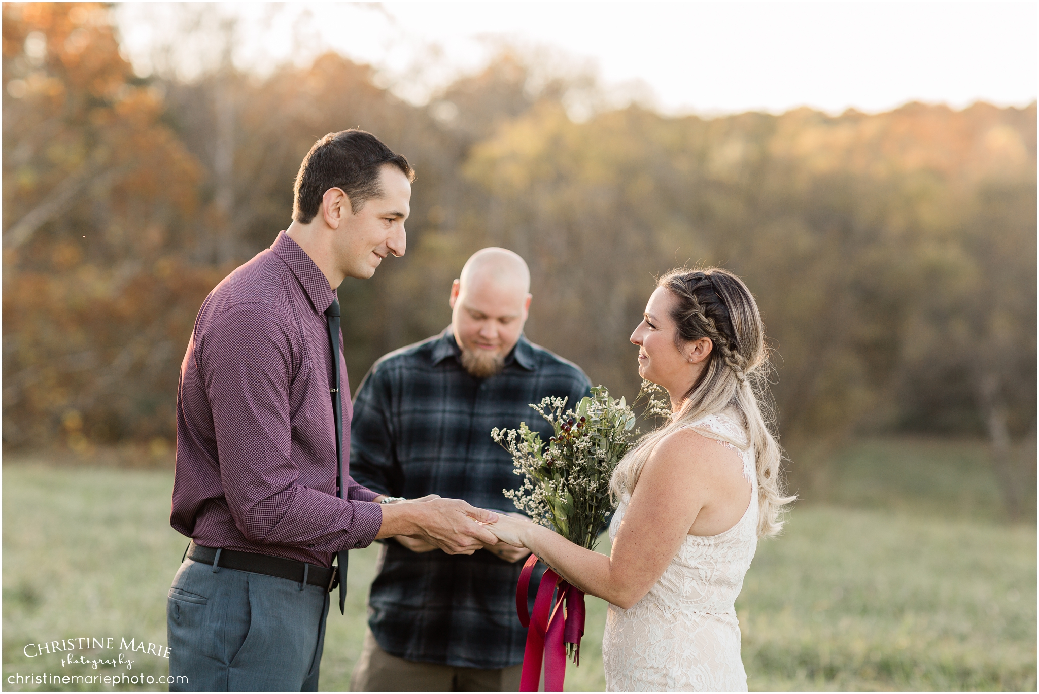 fall elopement, christine marie photography