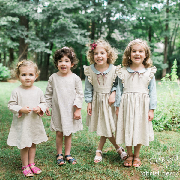 Extended Family Photos ~ 5 little girls | Marietta Family Photographer