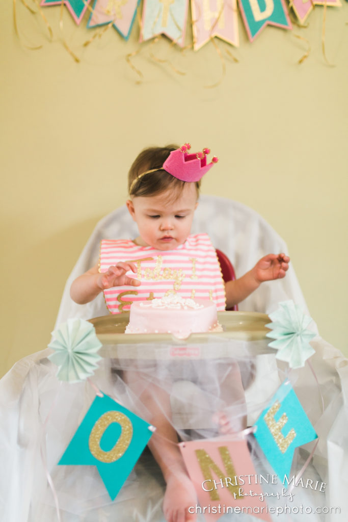 first birthday cake smash