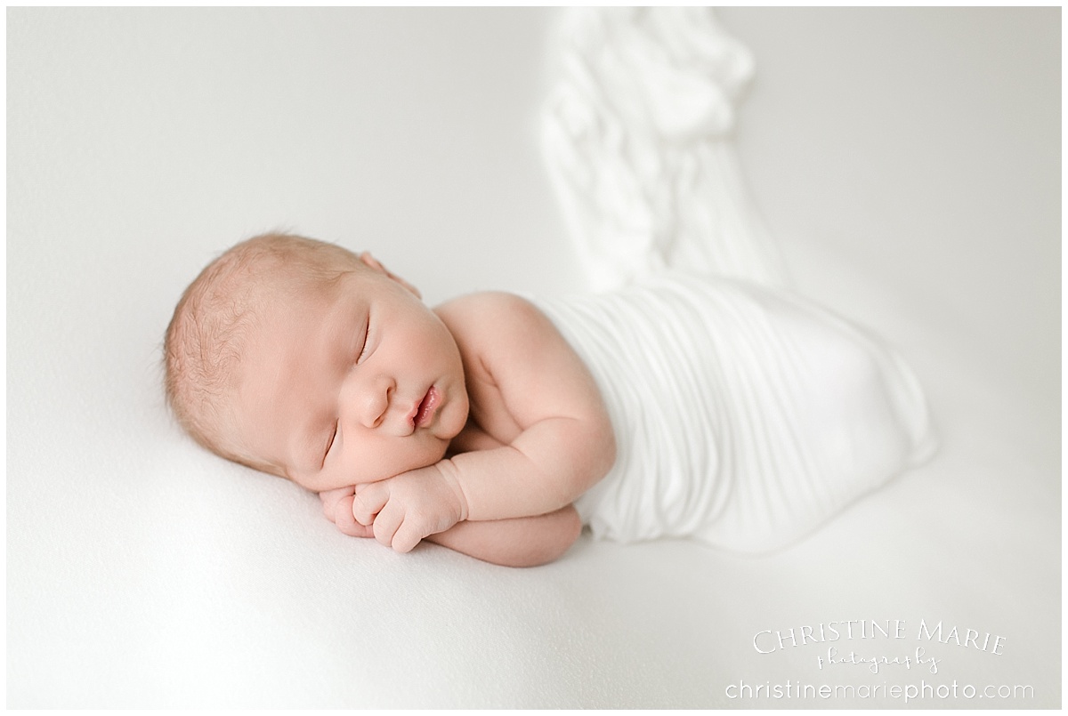 natural newborn session sleeping alpharetta