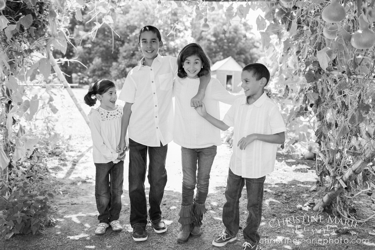 childrens photo in the gardens at barrington hall