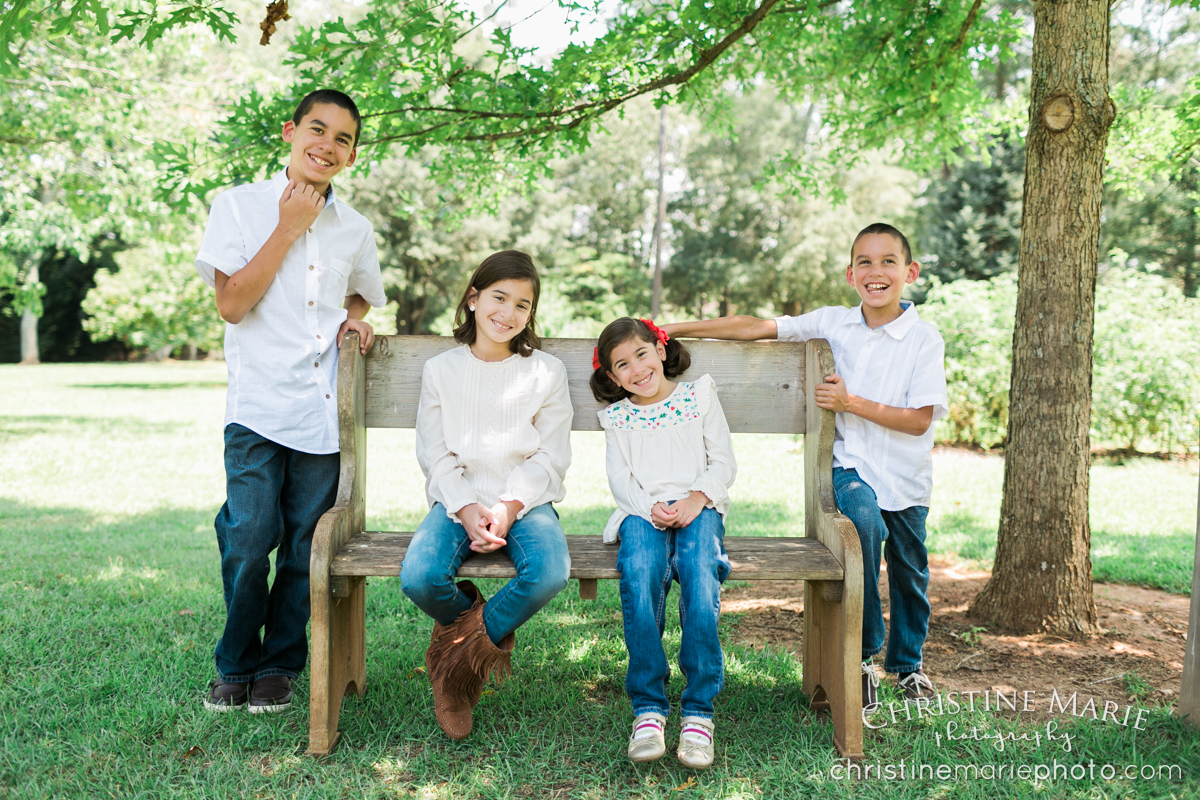 four kids photo session