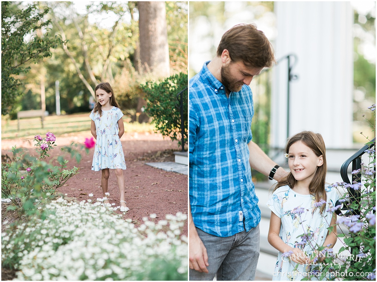 daddy and daughter natural photo