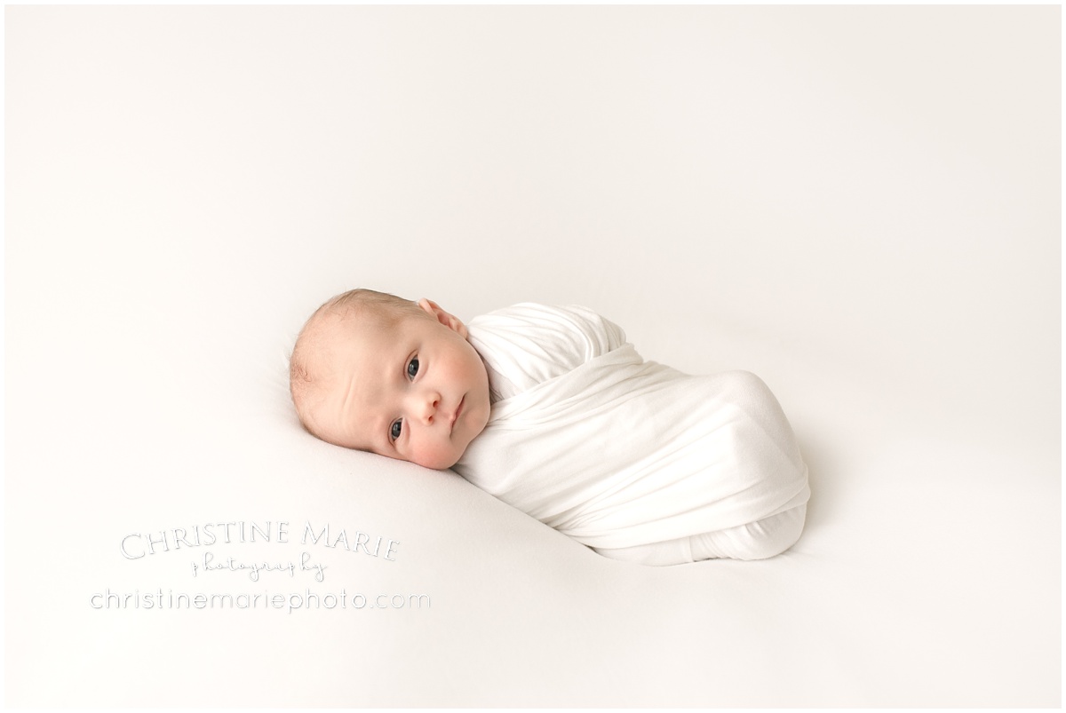 awake baby newborn session alpharetta