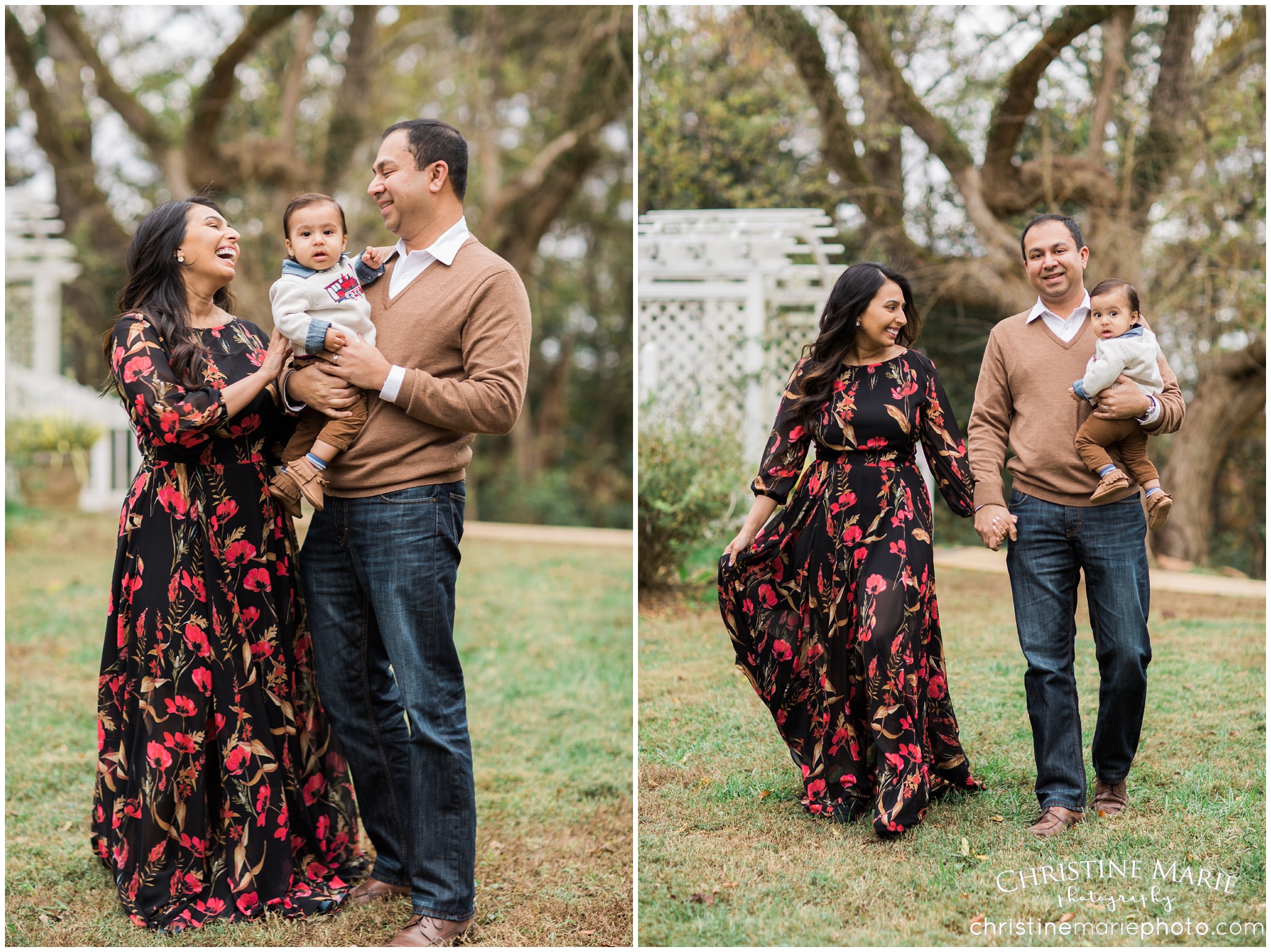 fall family session bulloch hall roswell