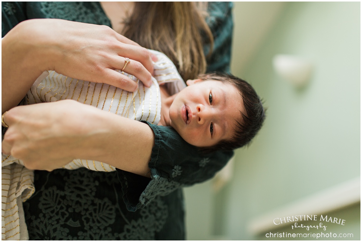 newborn baby boy in-home photography