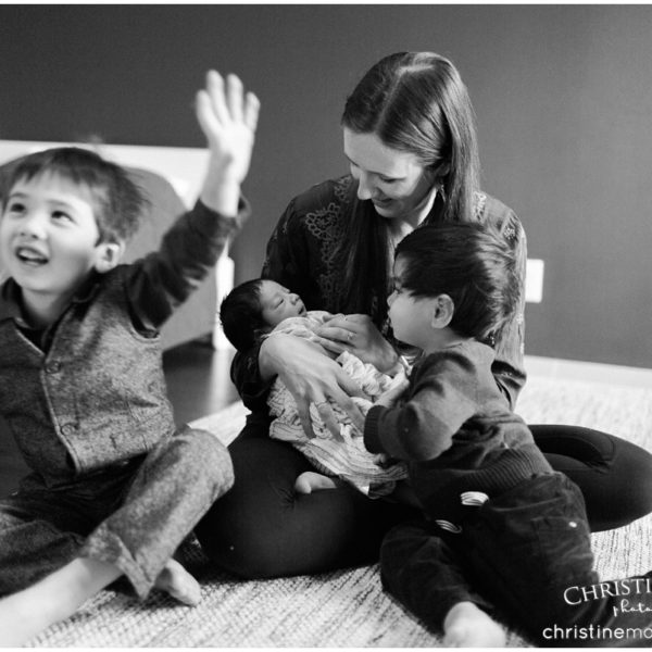 Lifestyle Newborn Session with 3 boys! | Atlanta Newborn Photographer