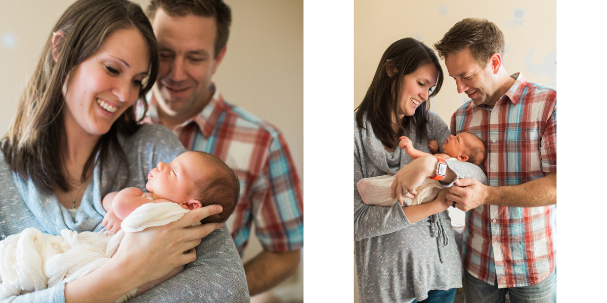 happy parents atlanta newborn photography