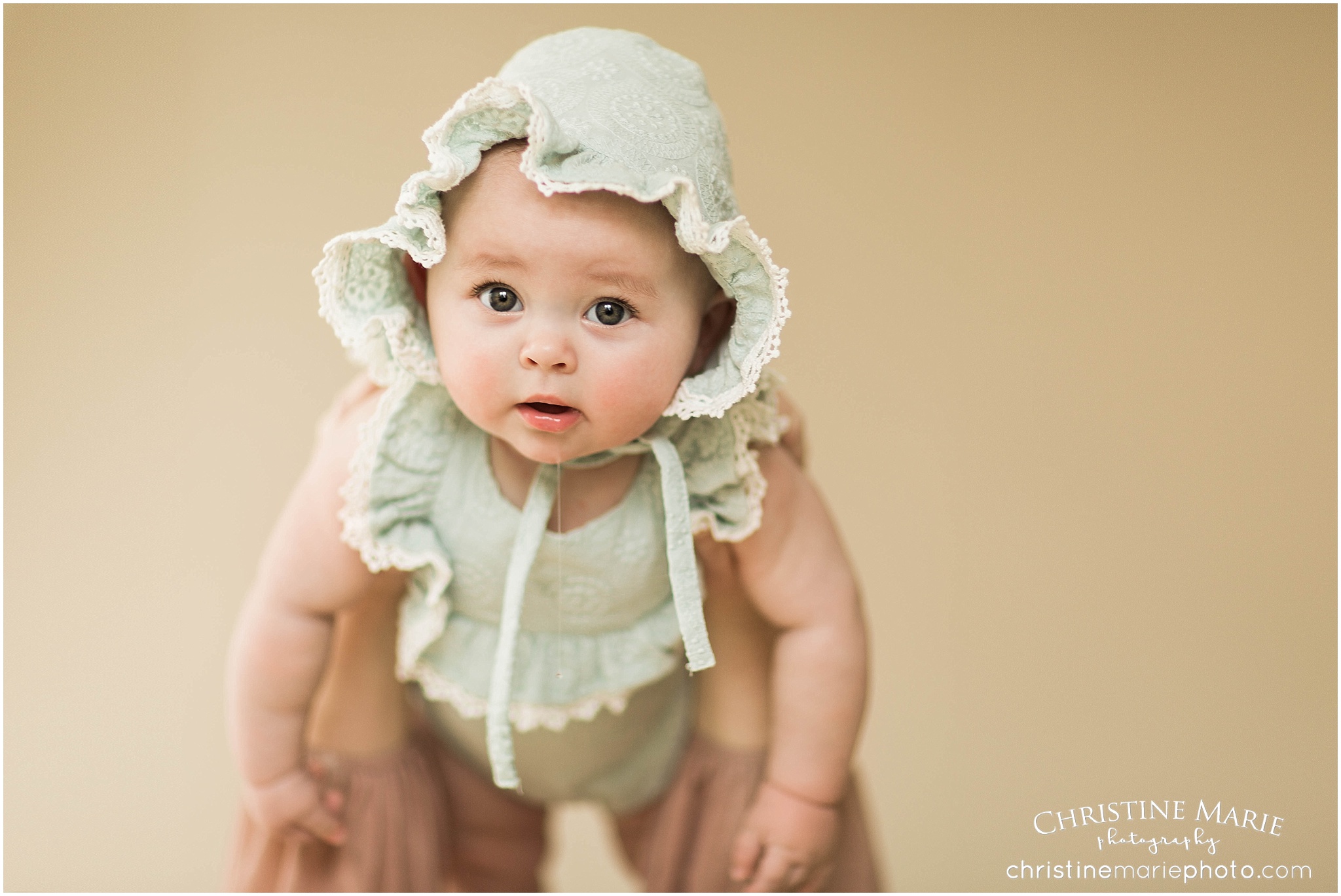 baby girl milestone session alpharetta