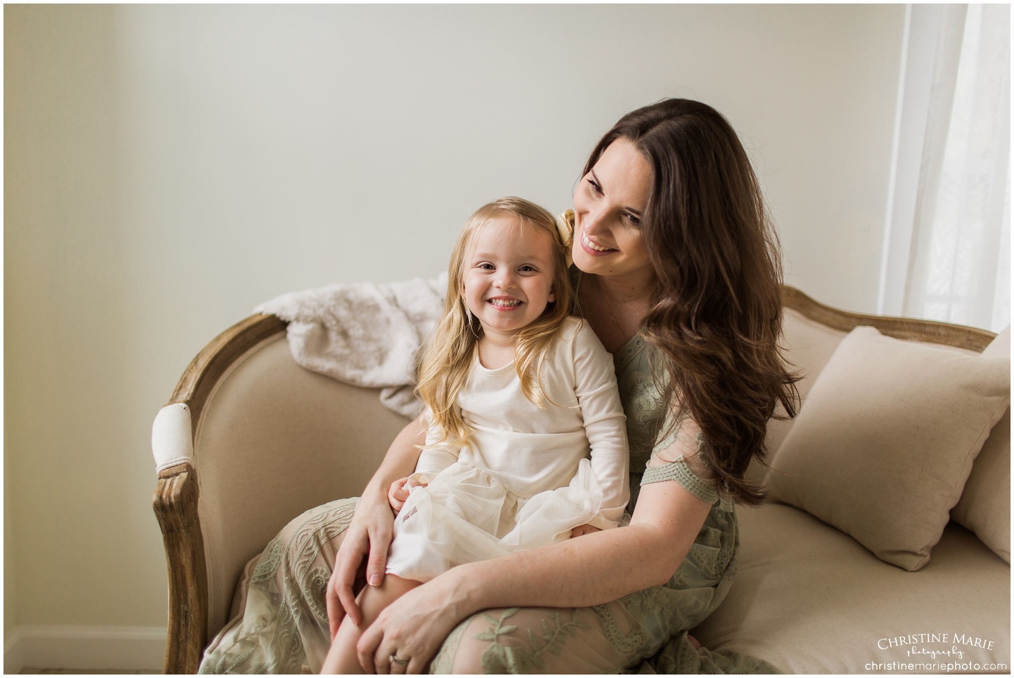 happy mother and daughter atlanta photographer