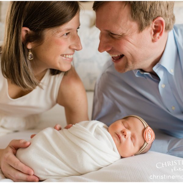 Lifestyle newborn session, baby girl makes 4! | Atlanta Newborn Photographer