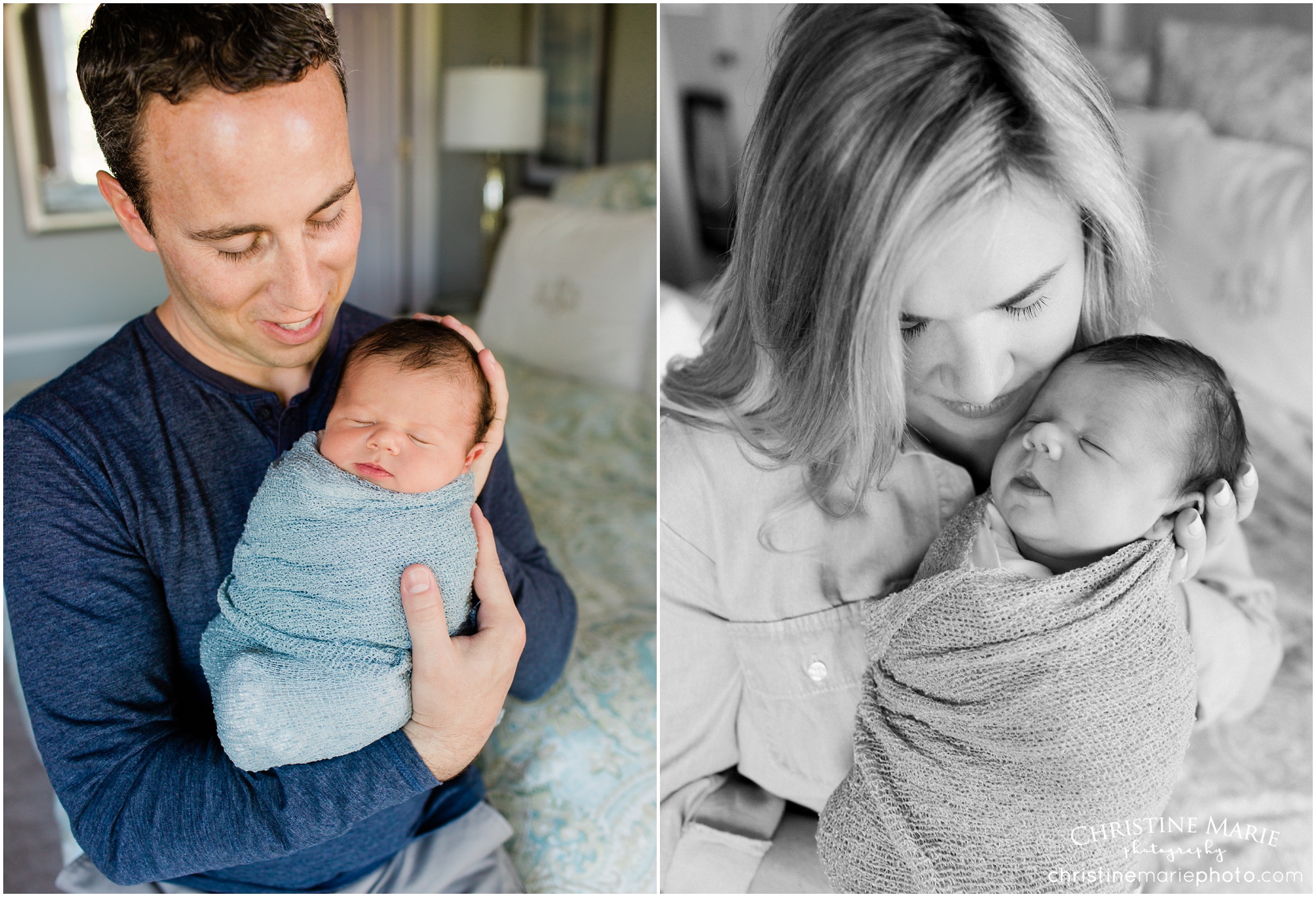 adoring new parents, alpharetta newborn photography 