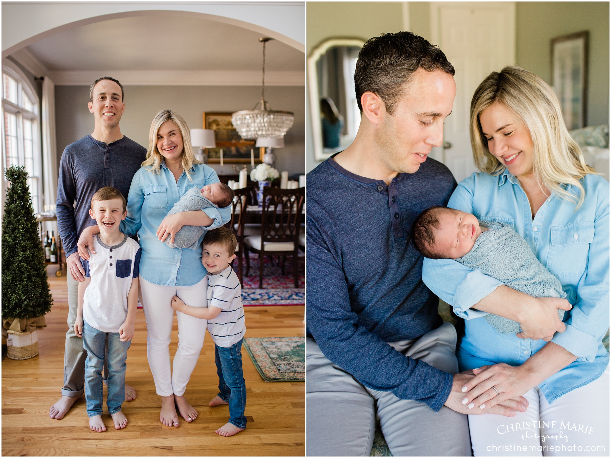 in home lifestyle newborn session, alpharetta