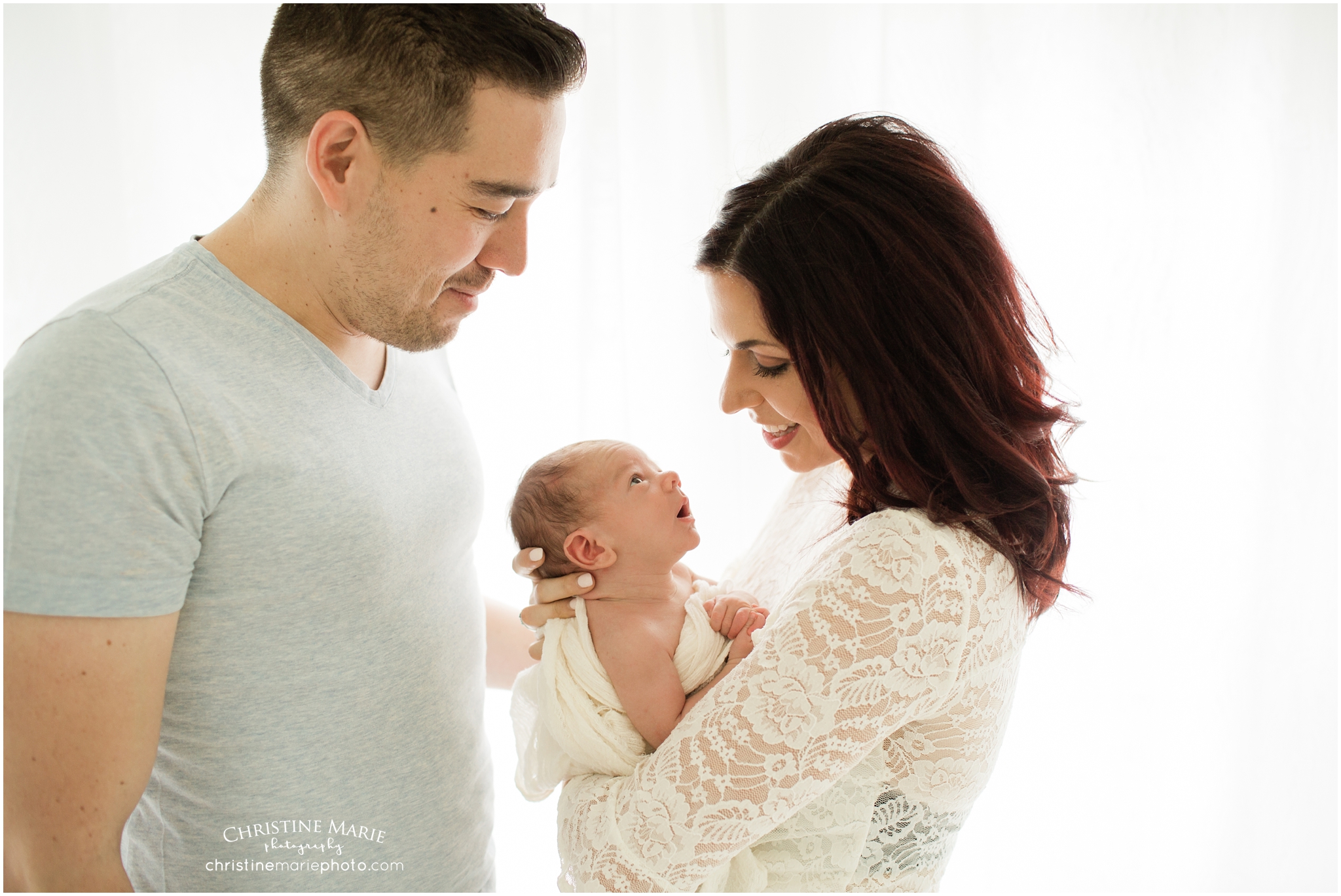 glowing family photos, cumming newborn photography