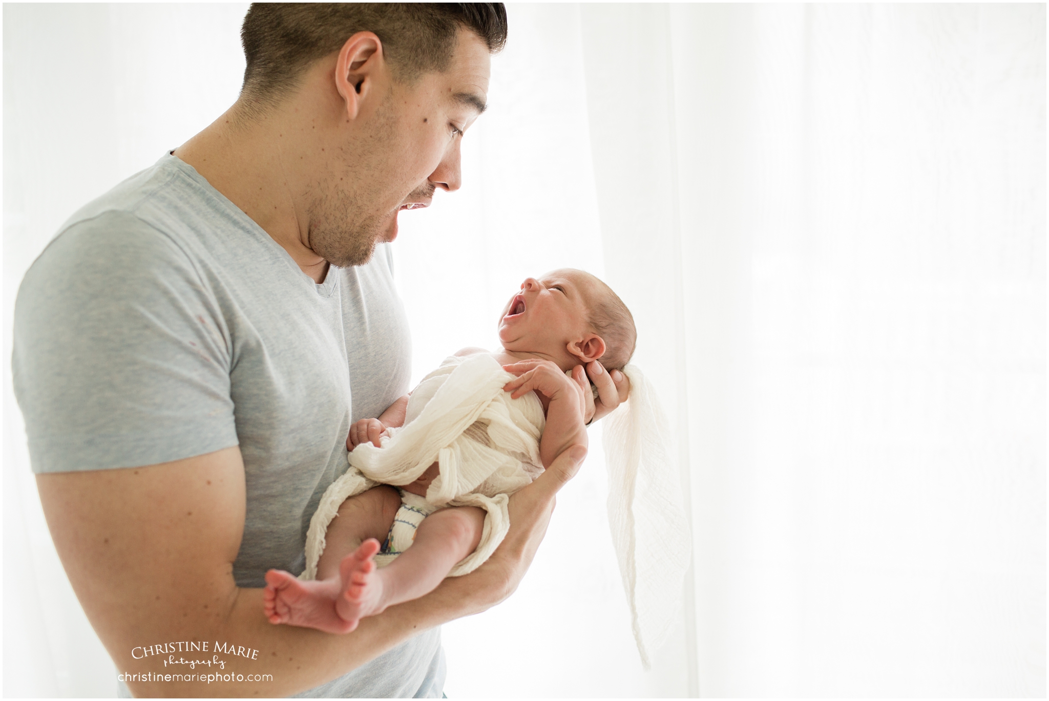 dad and son, cumming newborn photography