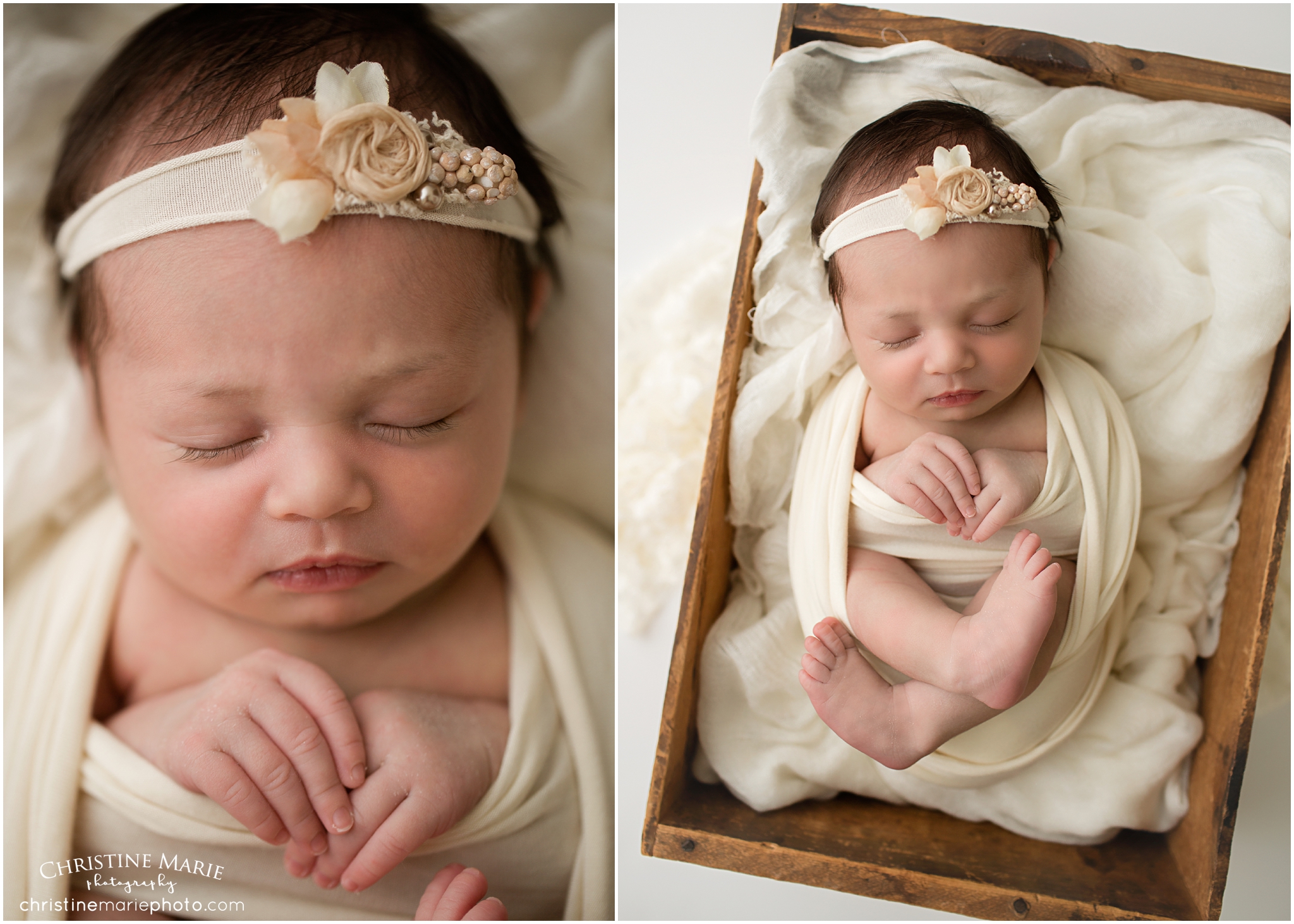 newborn photos with props, cumming newborn photographer 
