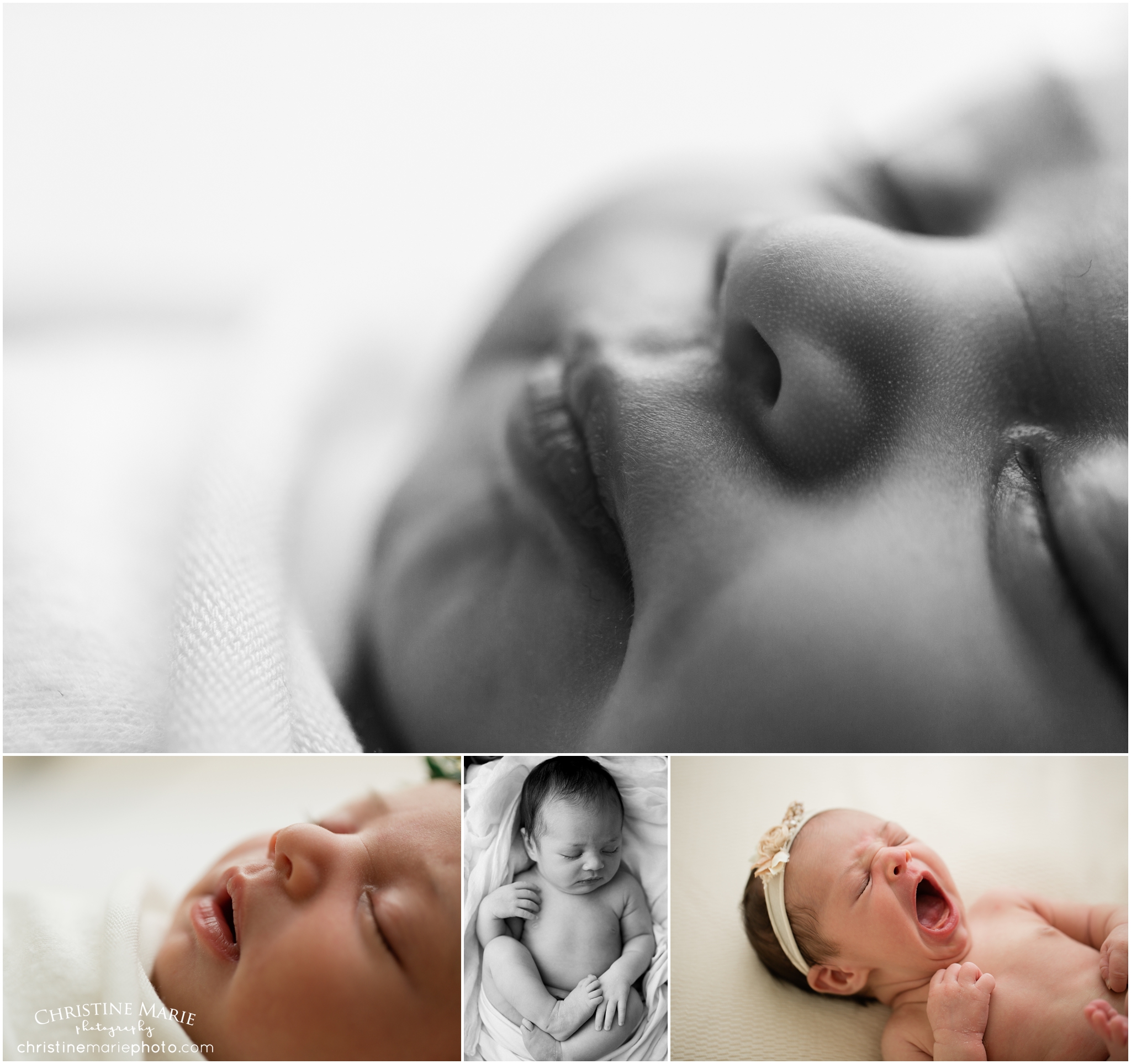Cumming's best newborn photographer, natural detail shots