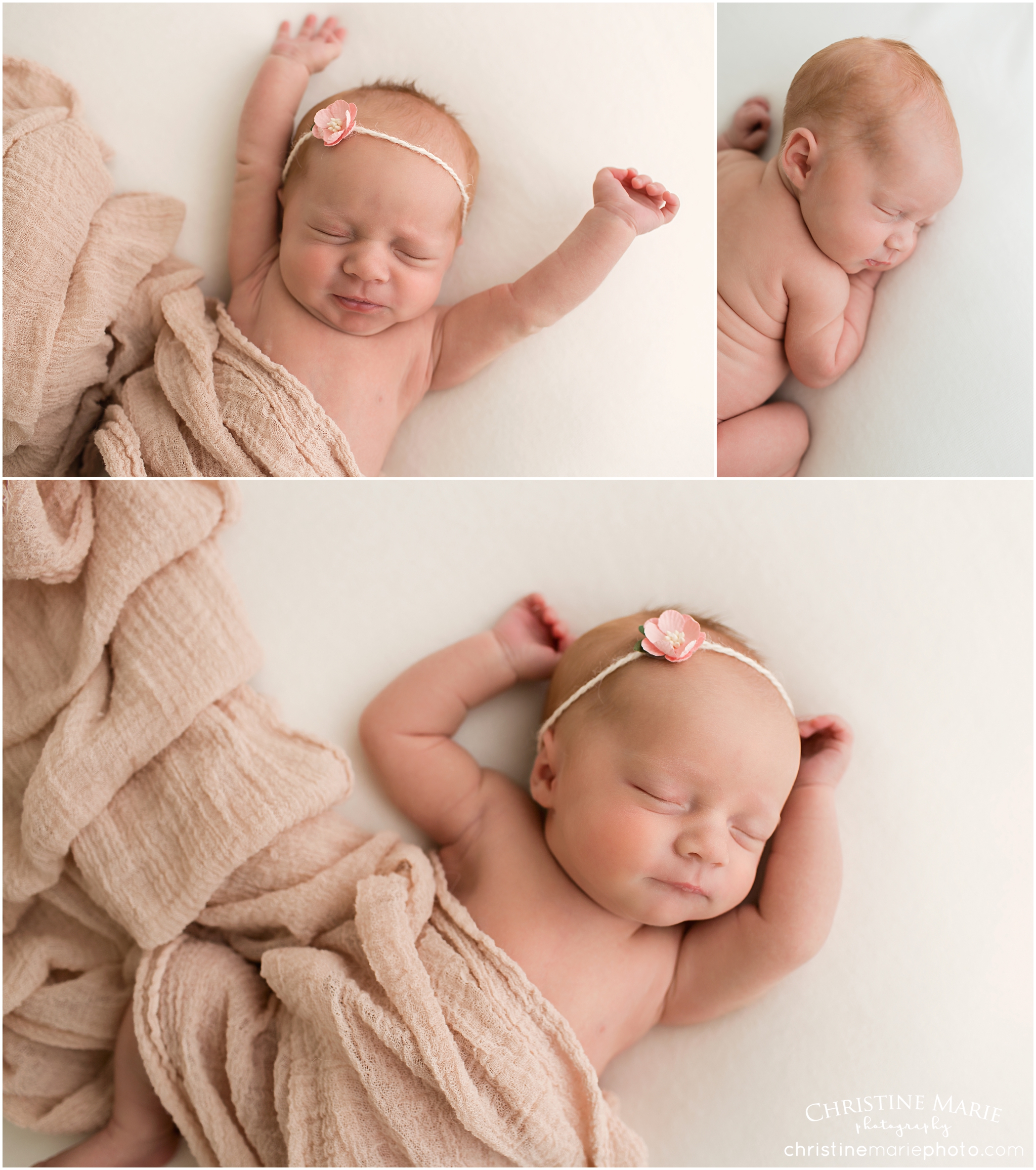 Natural Newborn Photos, 1 week old baby girl Atlanta