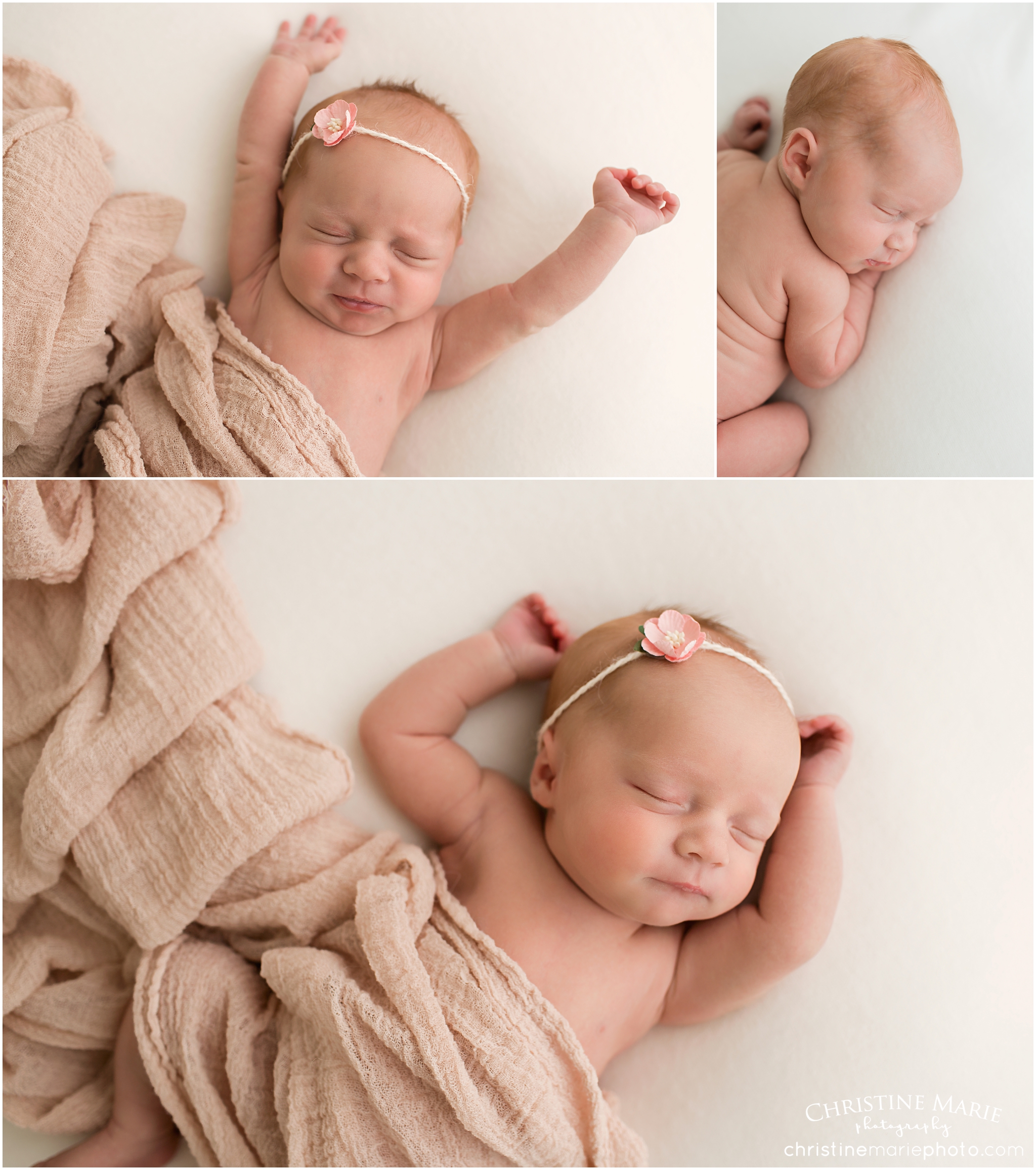 atlanta studio newborn photographer 