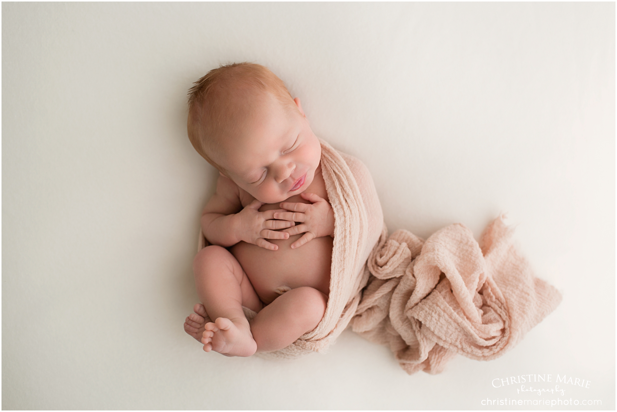 north atlanta studio newborn photographer  - christine marie photography