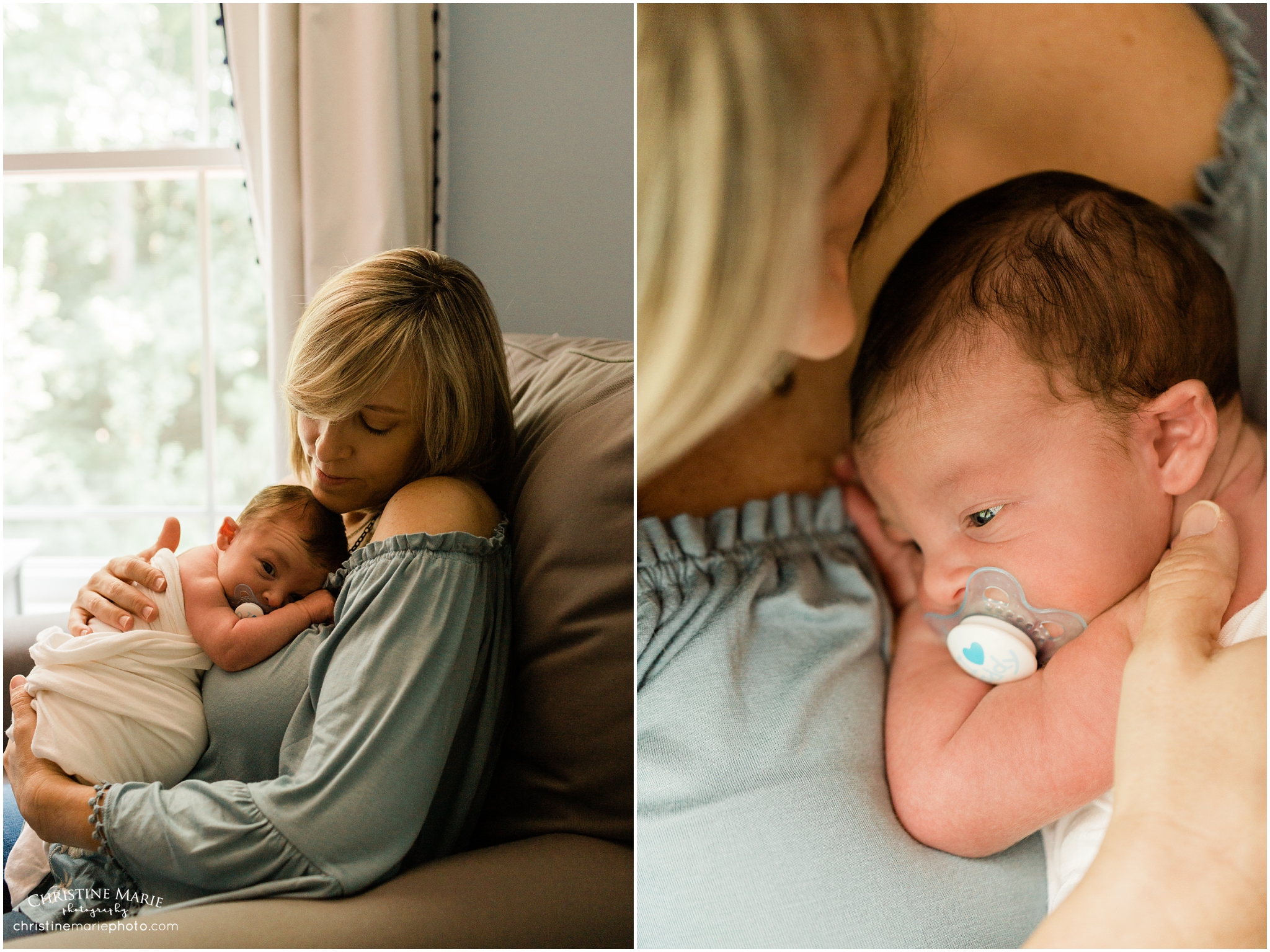 mom and baby, cumming newborn photographer