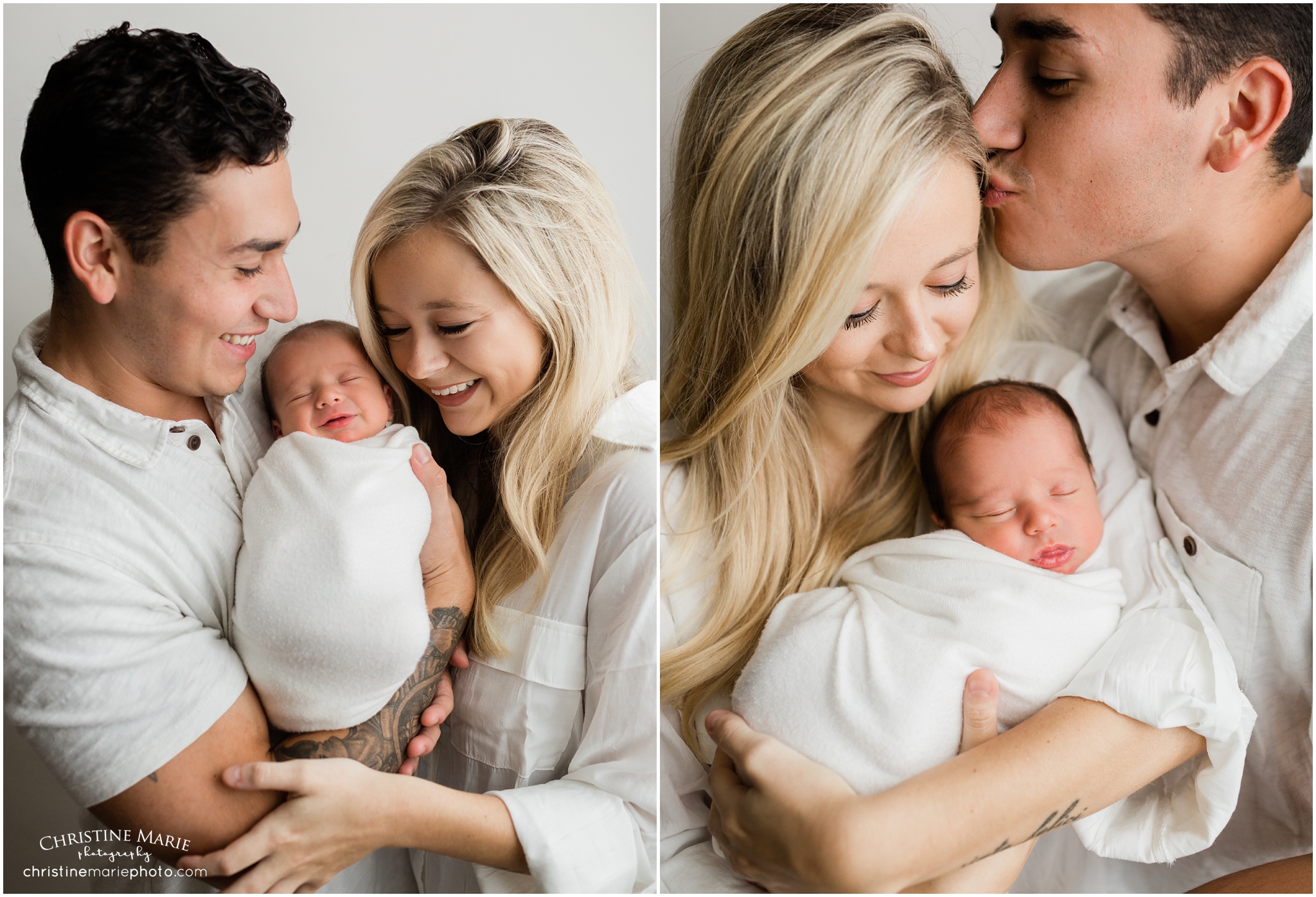 adorable young parents, cumming newborn photographer 