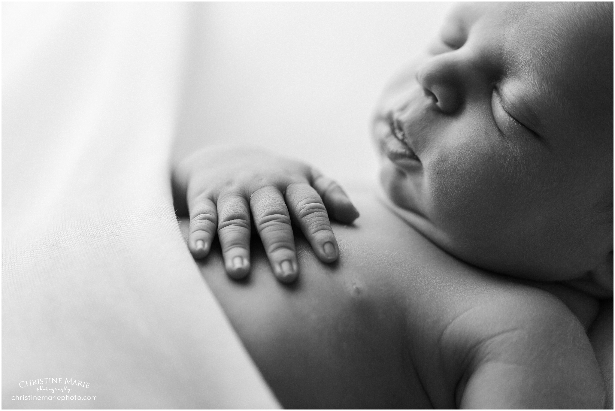 natural newborn photos, christine marie photography