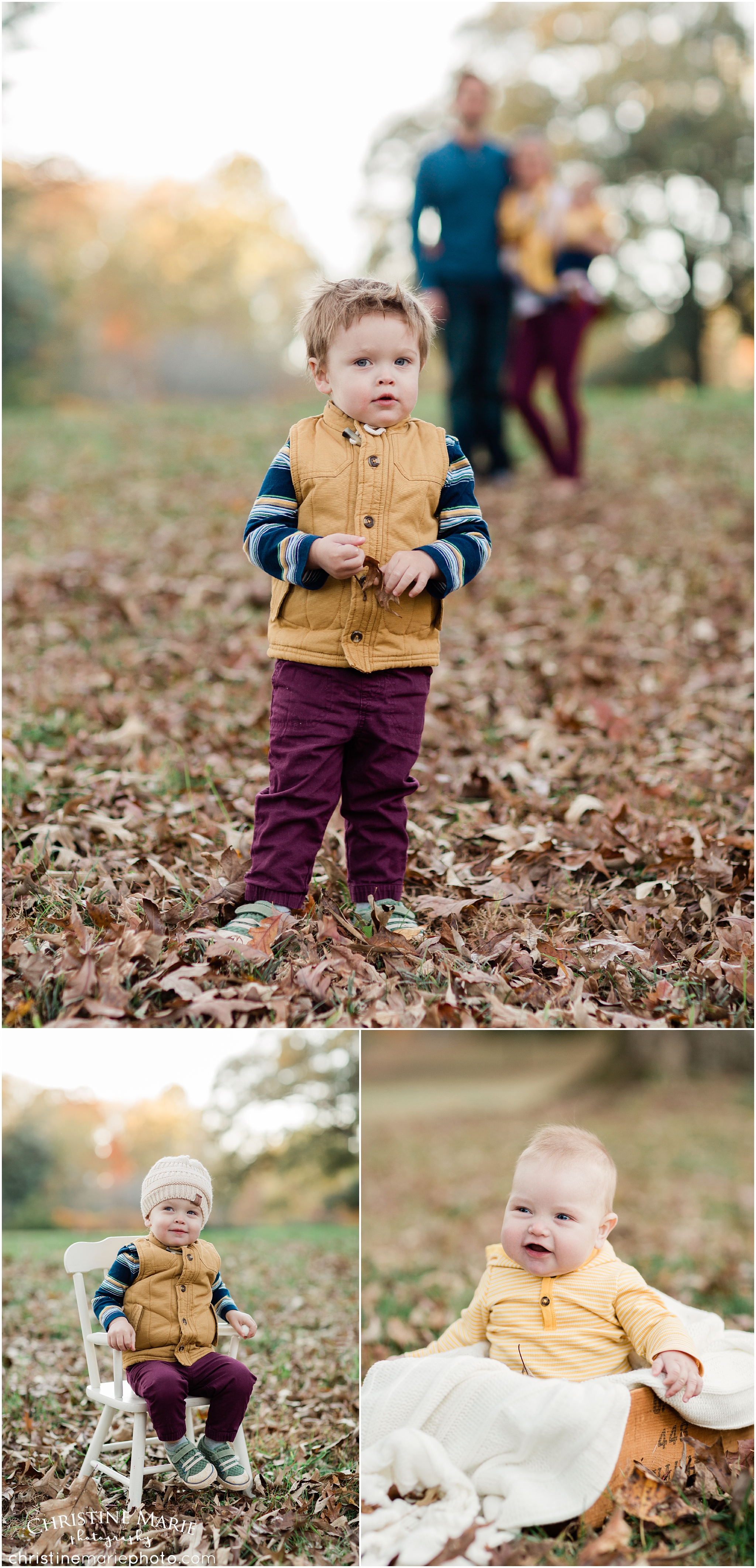 atlanta family photographer, fall family photos, fall leaves