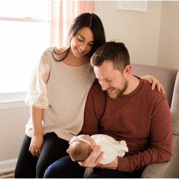 Lifestyle newborn, in home session | Atlanta Newborn Photographer