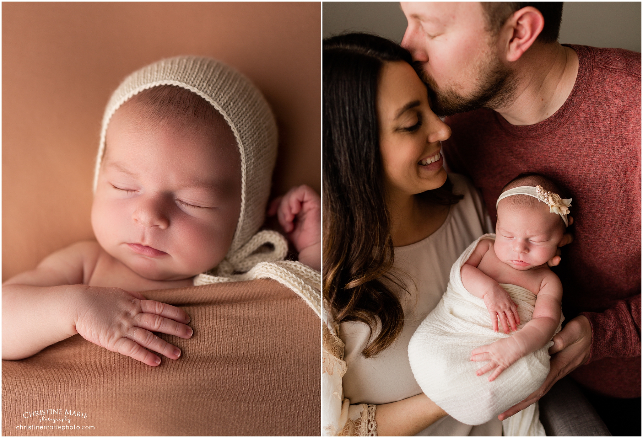 rich fall colors newborn photography 