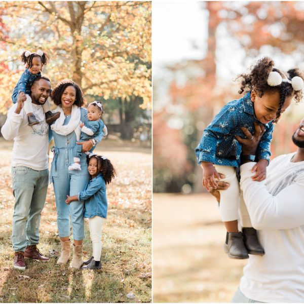 Fall Family Photography | Glowing & warm family photo session | Roswell, GA