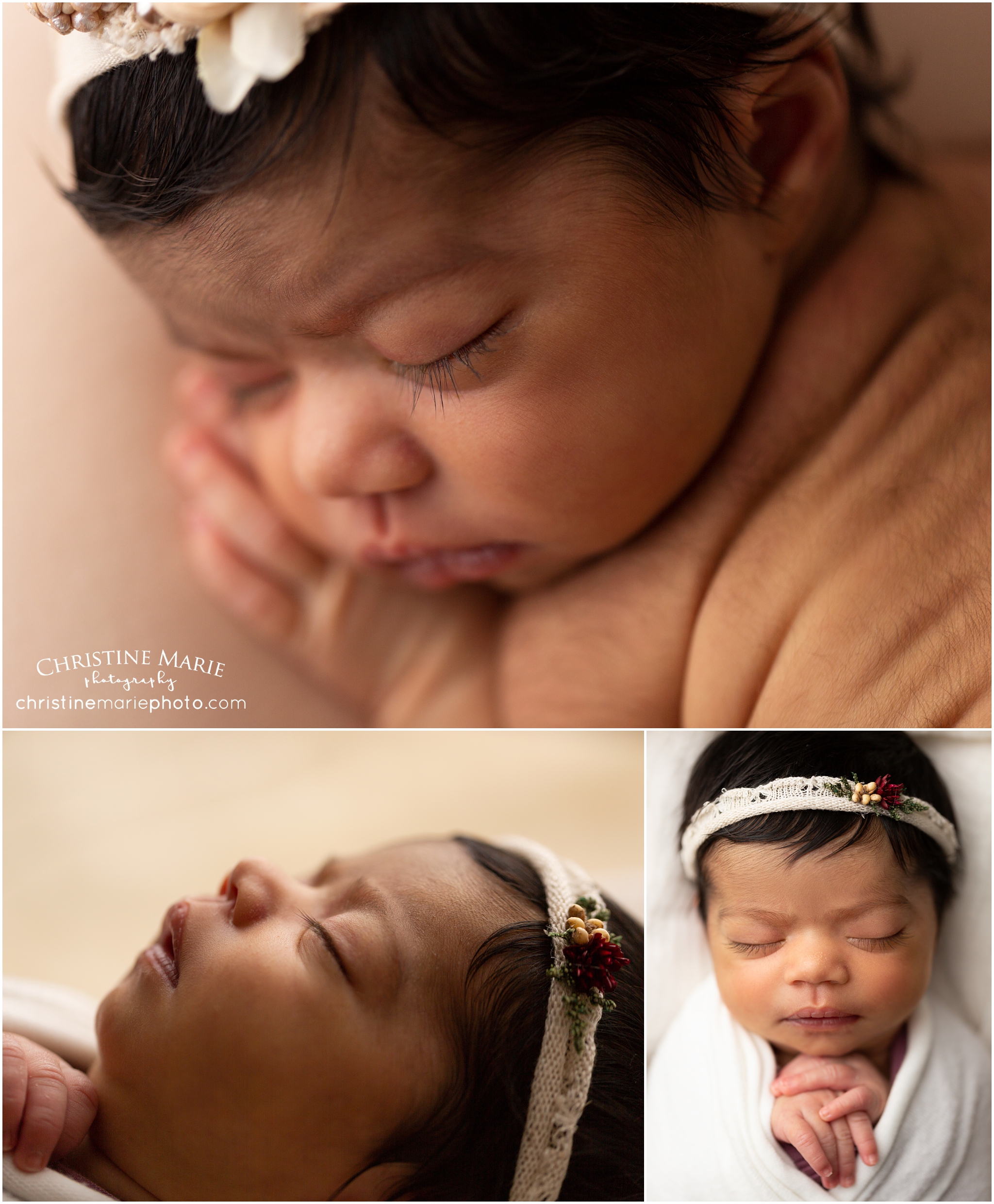 cumming newborn photographer, christine marie photography