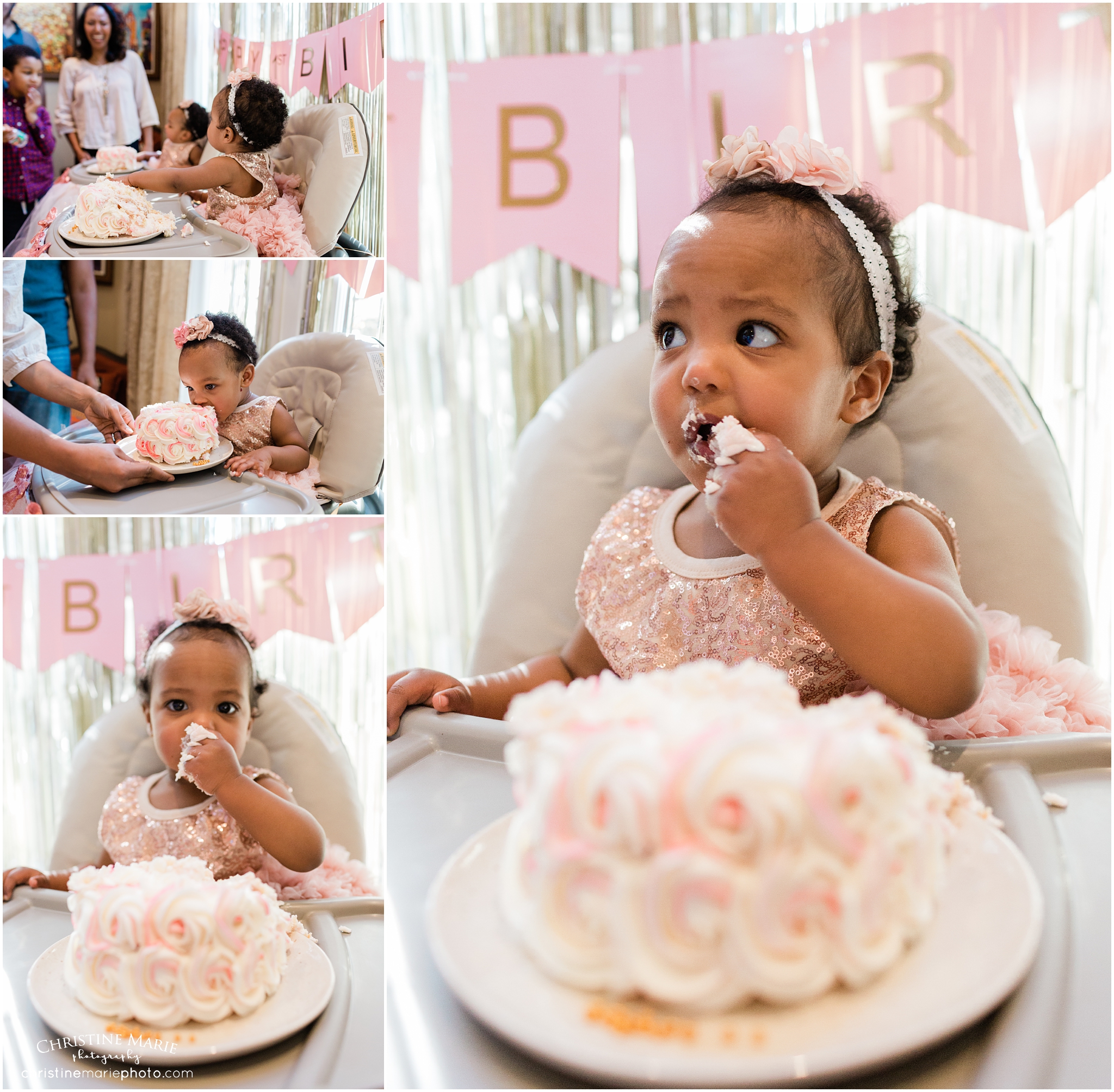 cake smash, atlanta birthday photographer