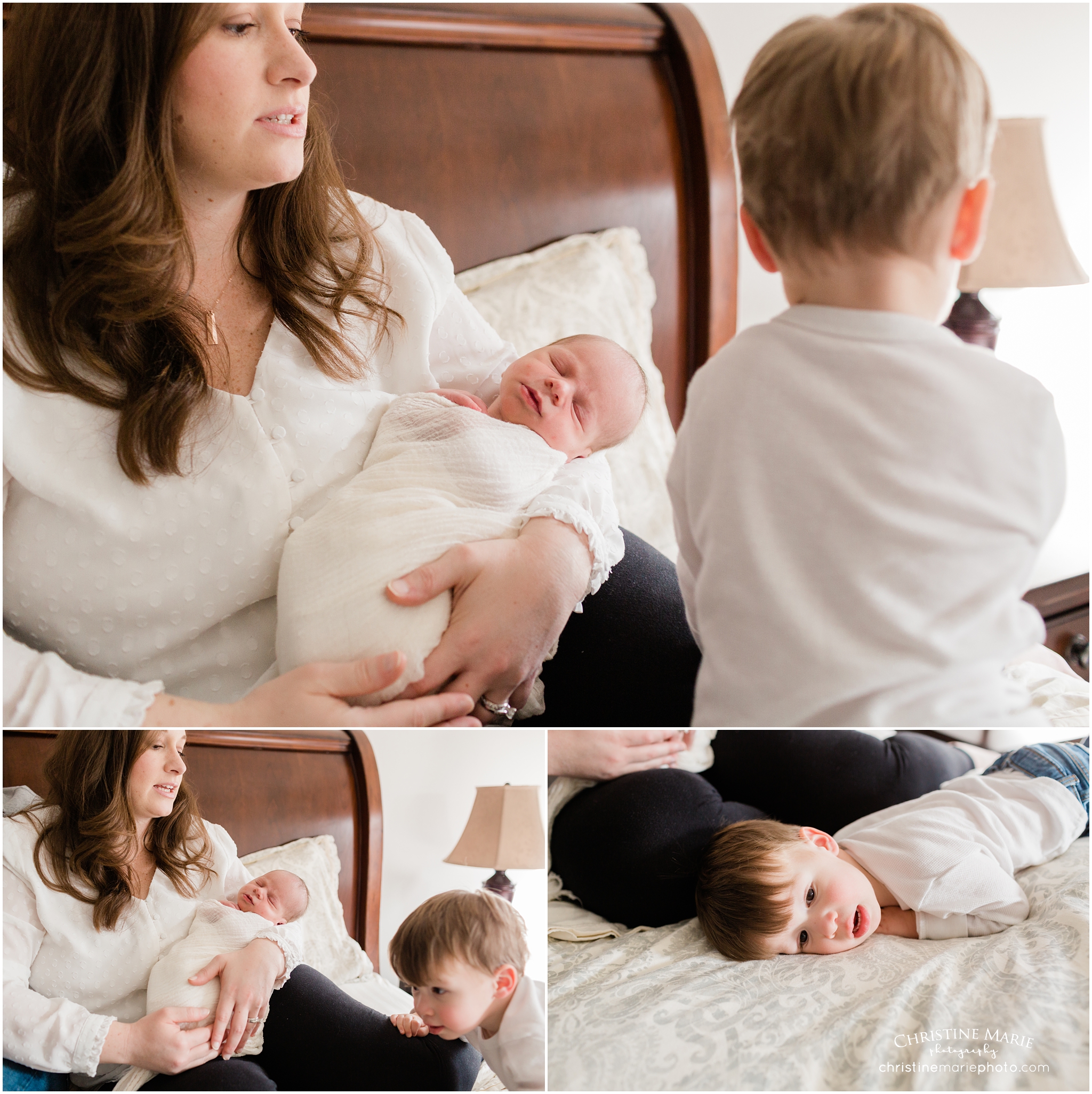 mom life, two boys, lifestyle newborn photos 