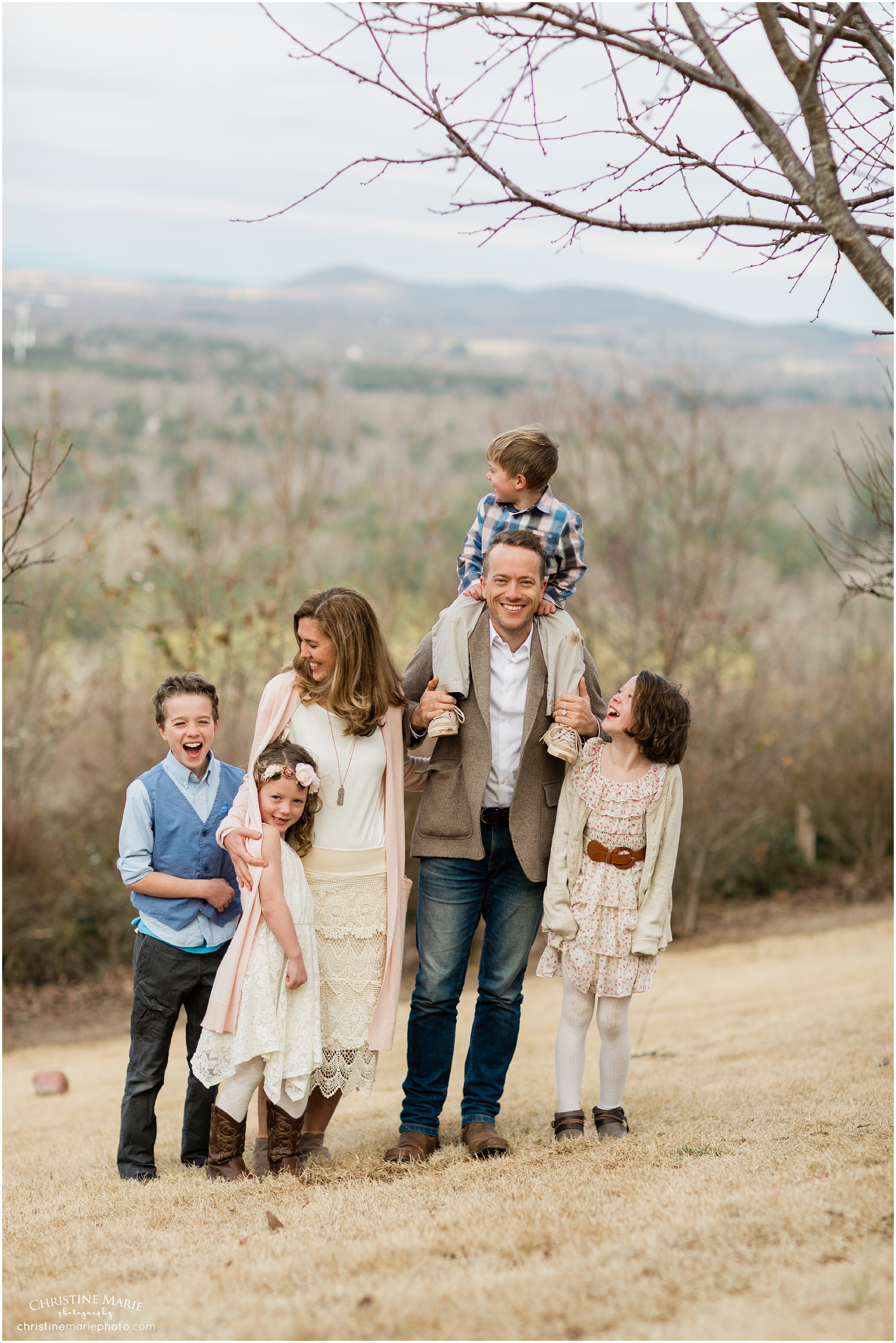 mountain family session, christine marie photography 