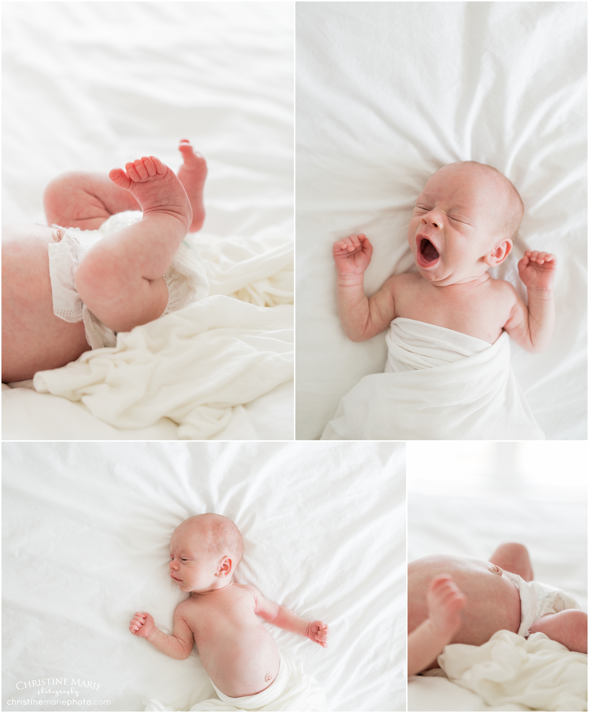 natural newborn photography, christine marie photography