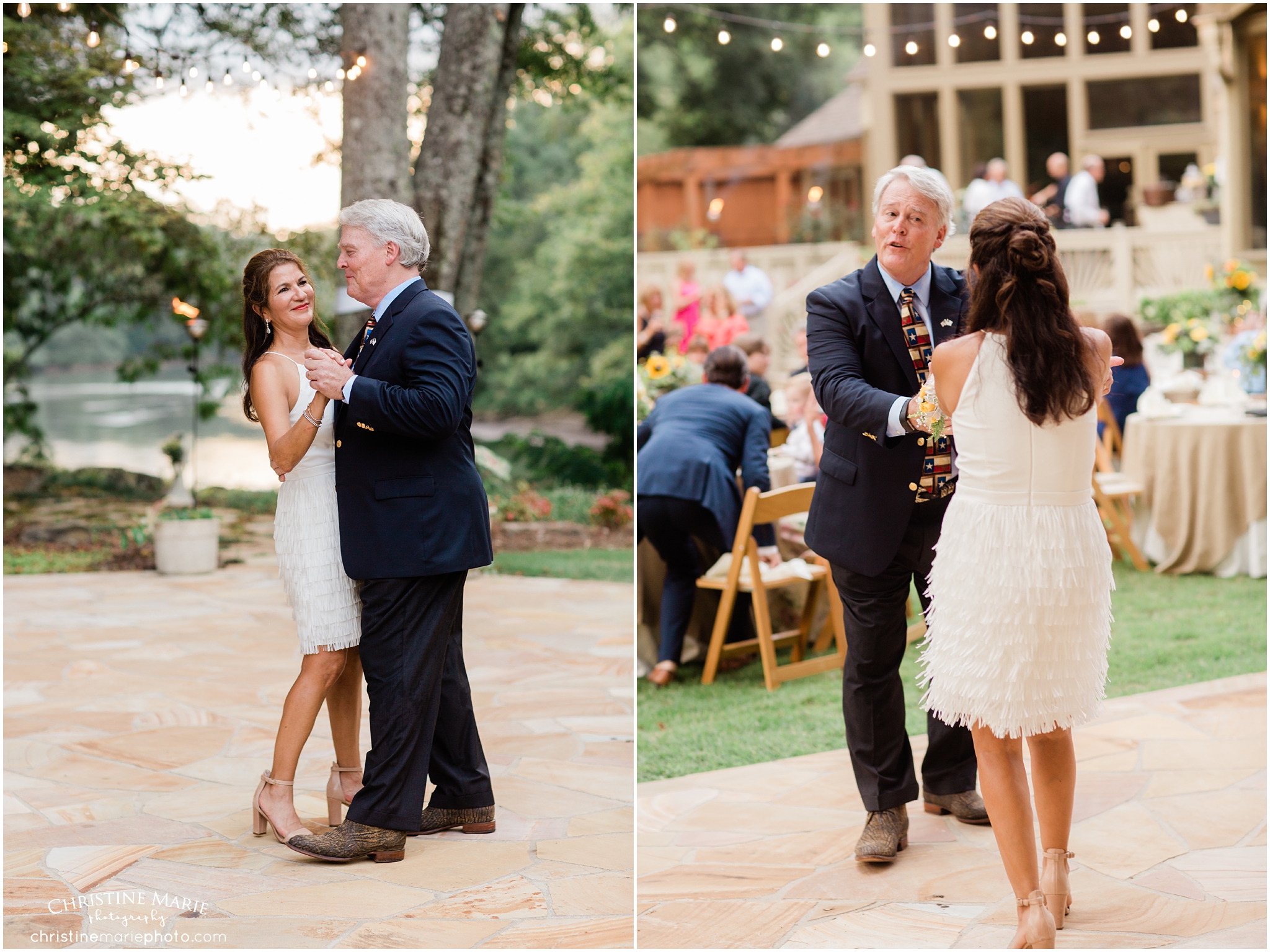 first dance by the Chattahoochee, christine marie photography