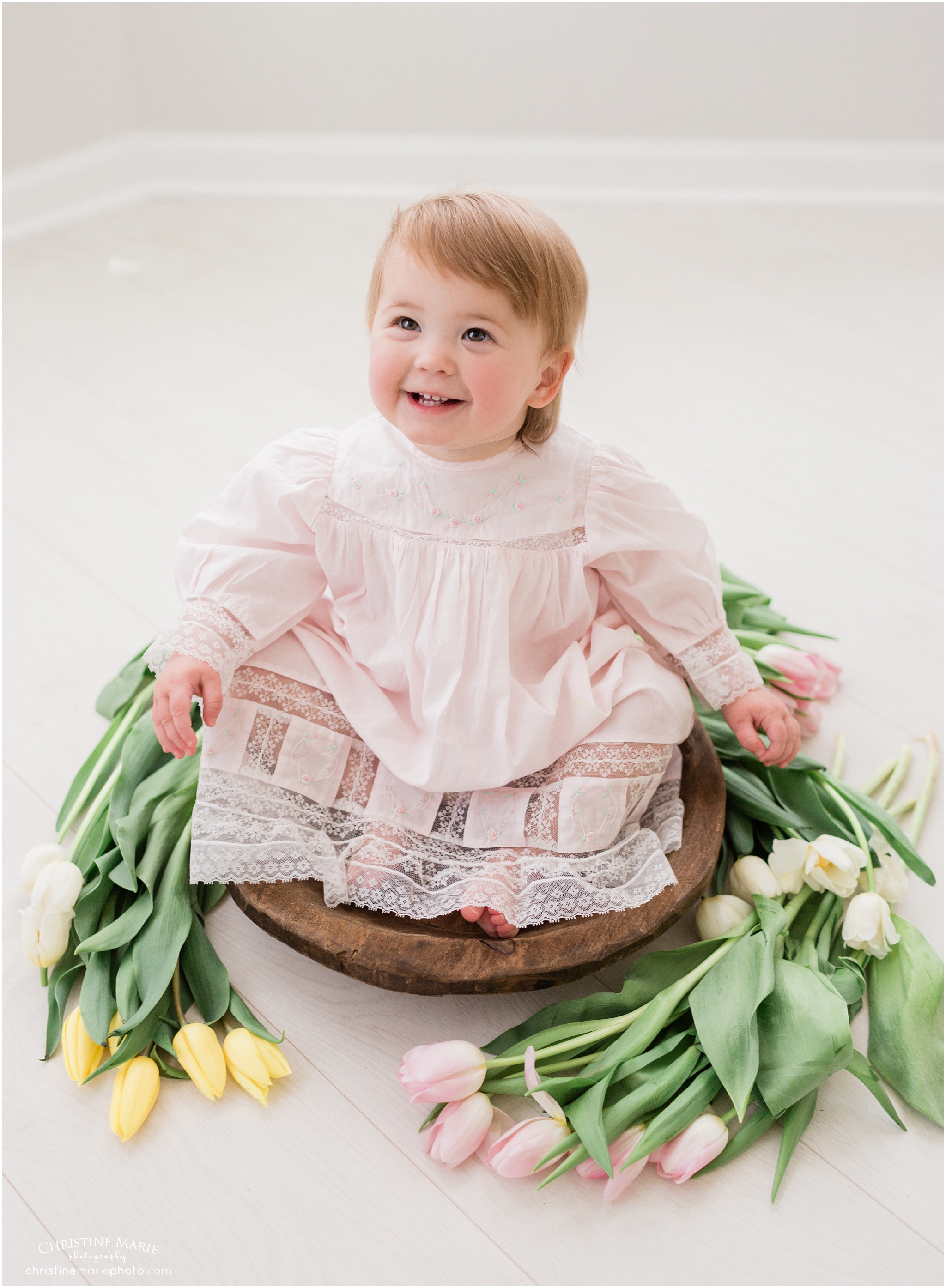 spring baby photos, christine marie photography 