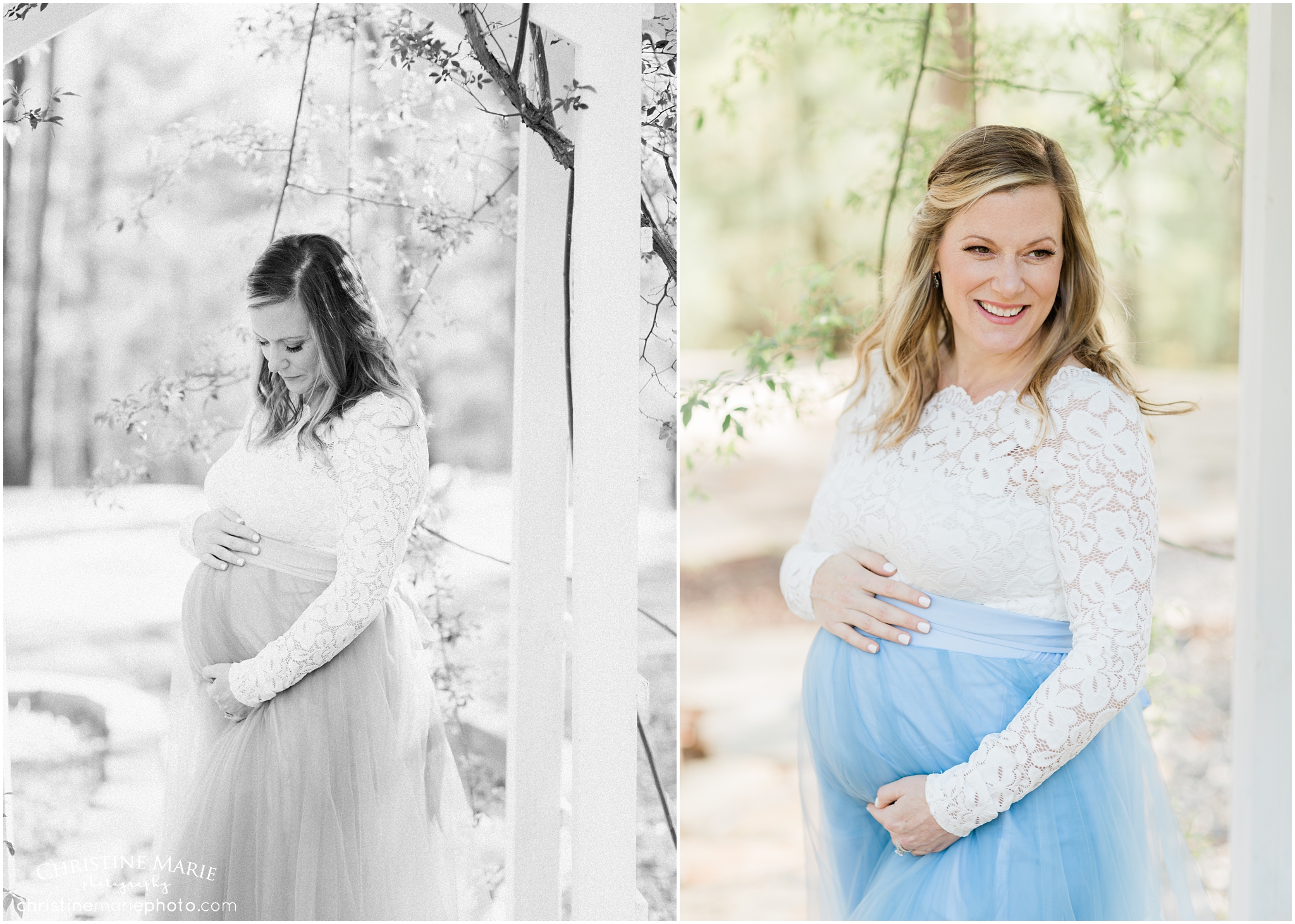 light and airy maternity photographer