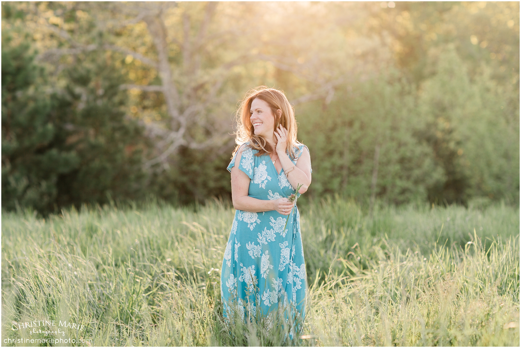 cumming family photos, golden hour in the country 