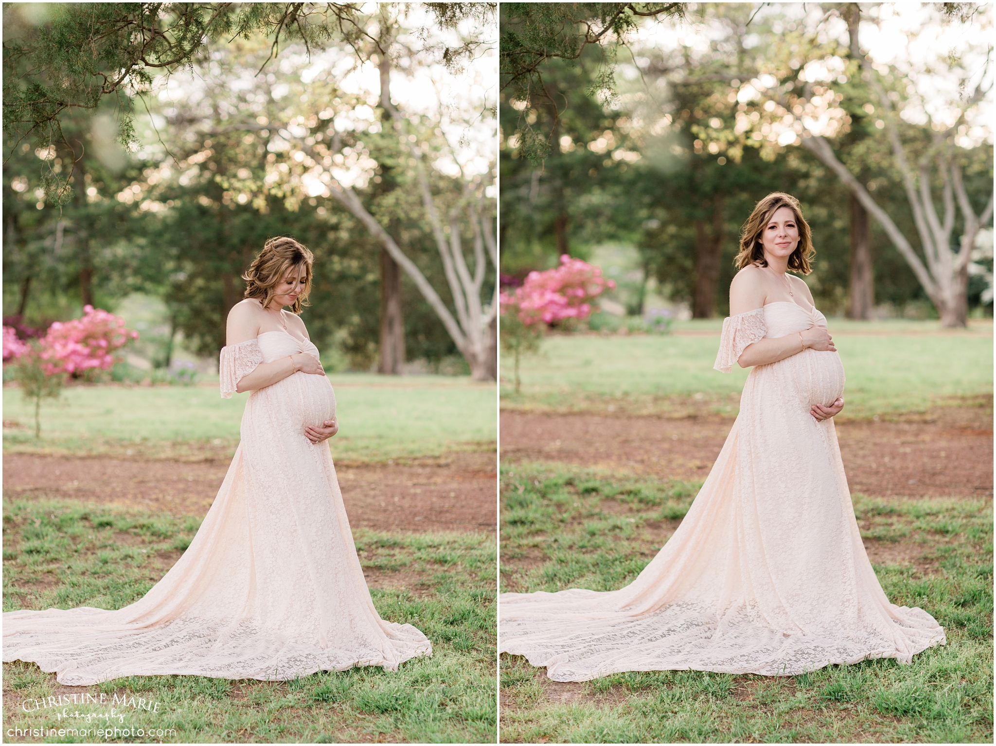 golden hour maternity session, christine marie photography