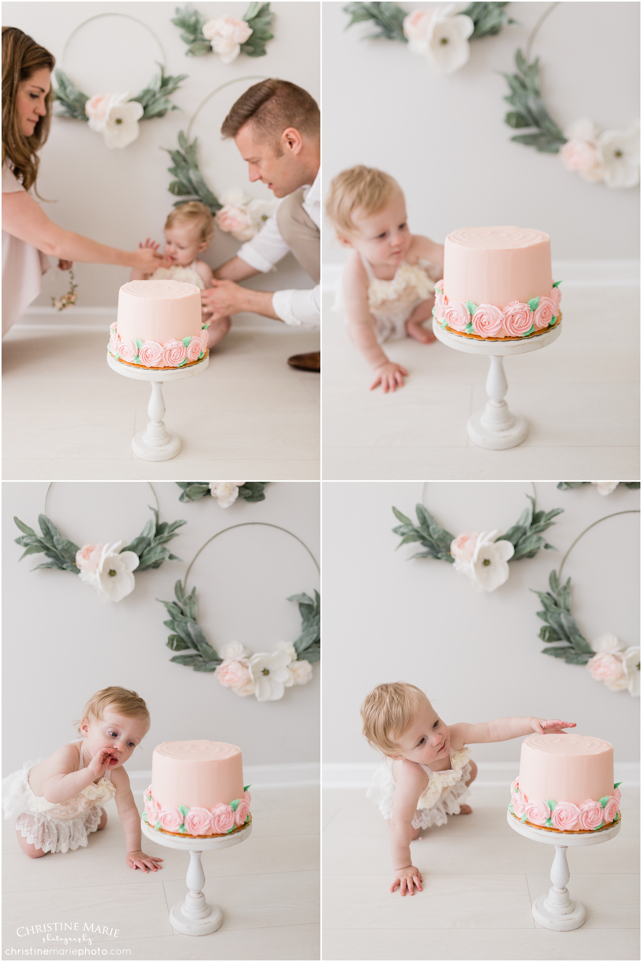 one year cake smash photos 