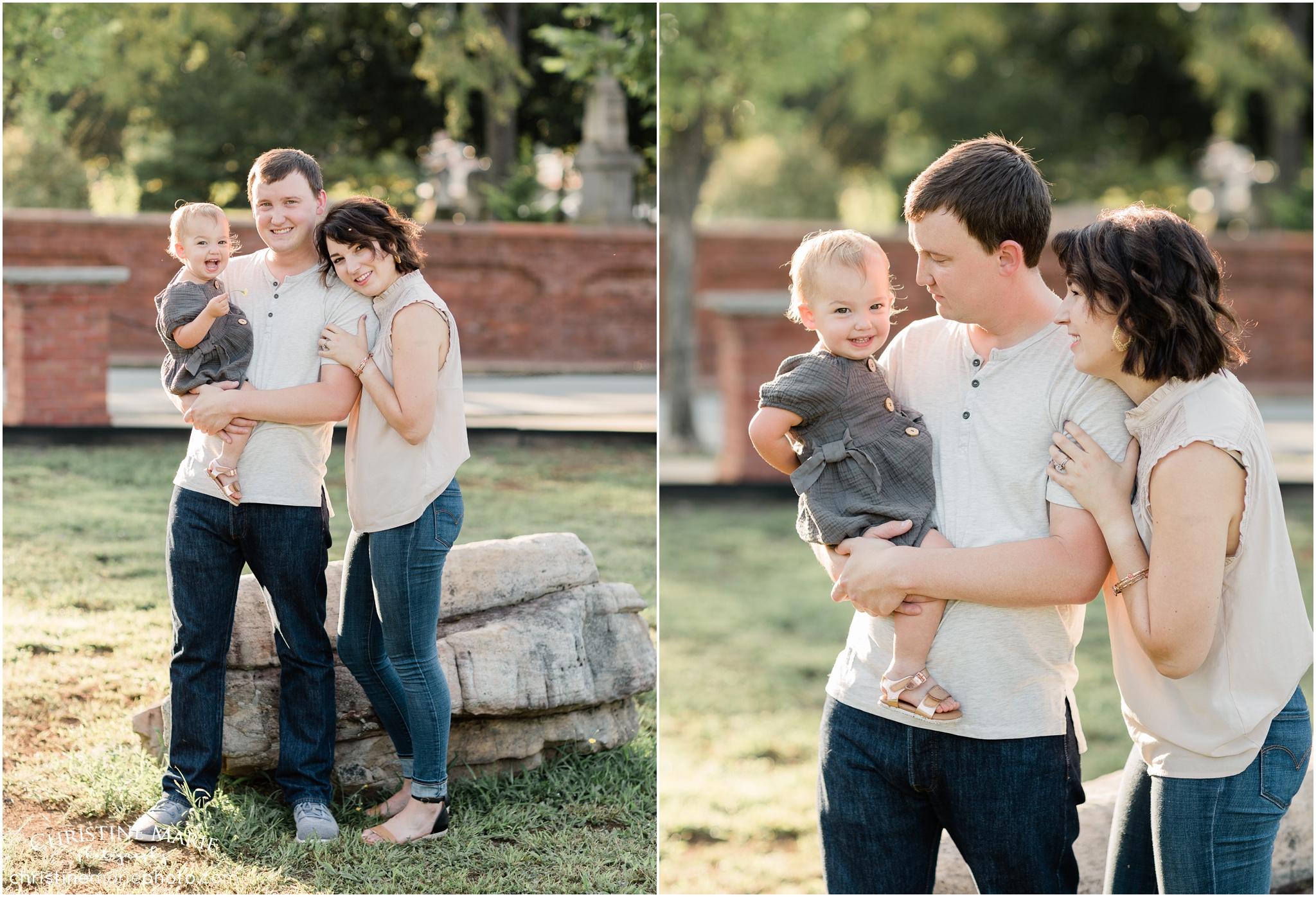 happy family of 3, atlanta family photographer