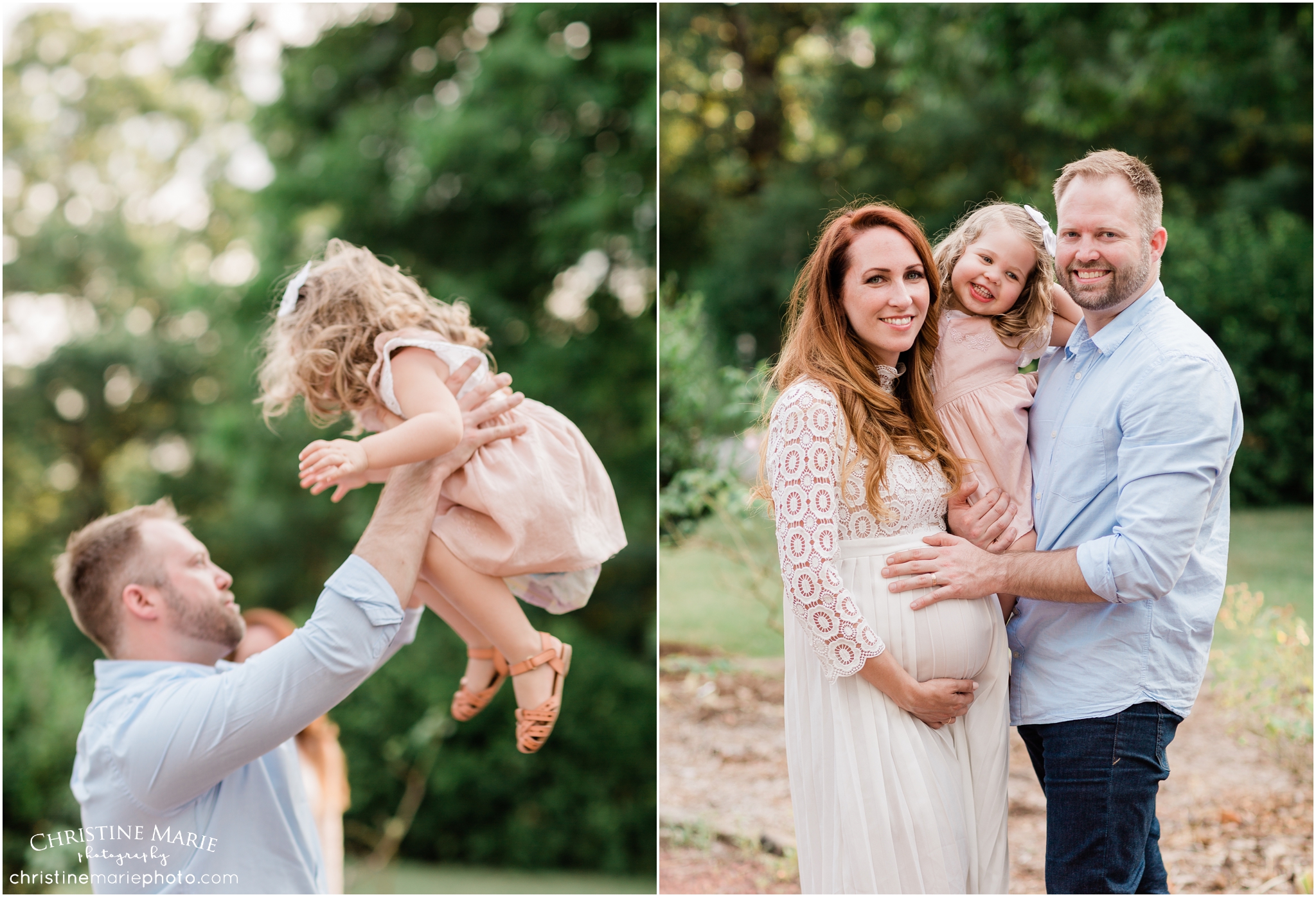 playful maternity session, cumming family photographer