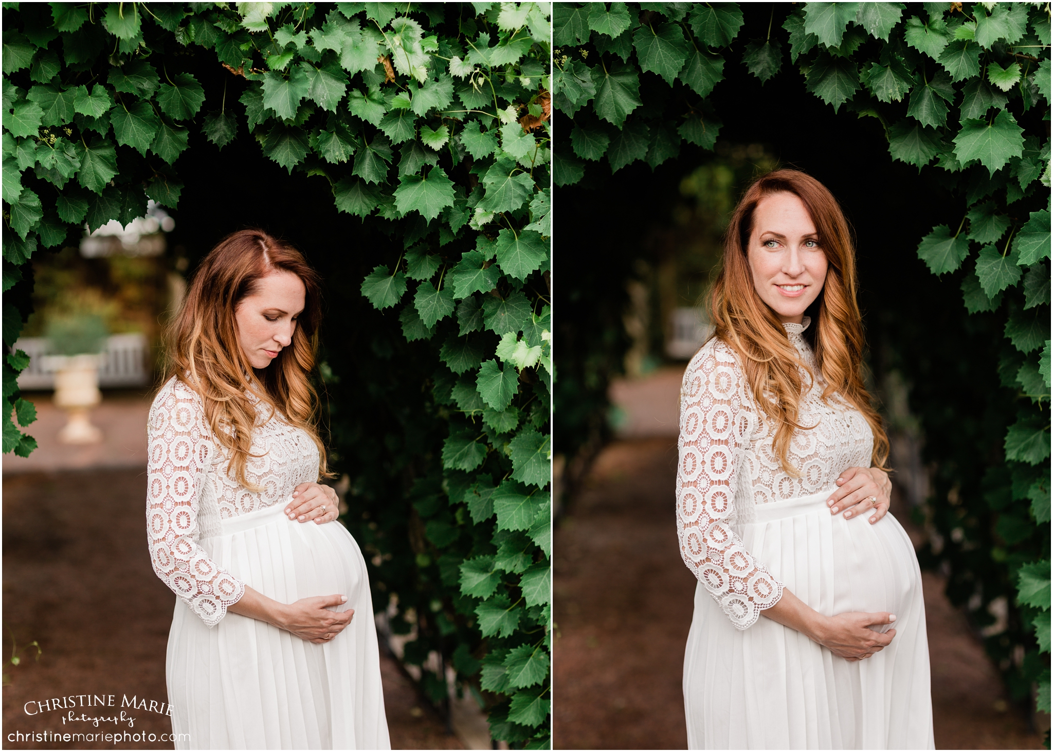 gorgeous pregnant mom with red hair, roswell maternity photographer, 