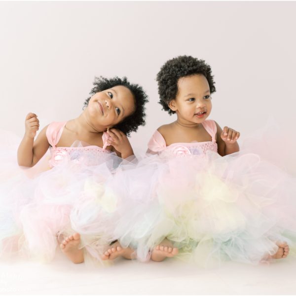 Atlanta Child Photographer | Twin Girls Ballet Milestone Session
