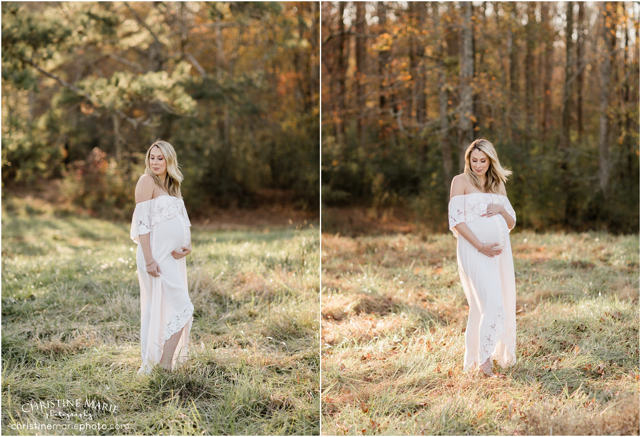 cumming maternity photographer, christine marie photography