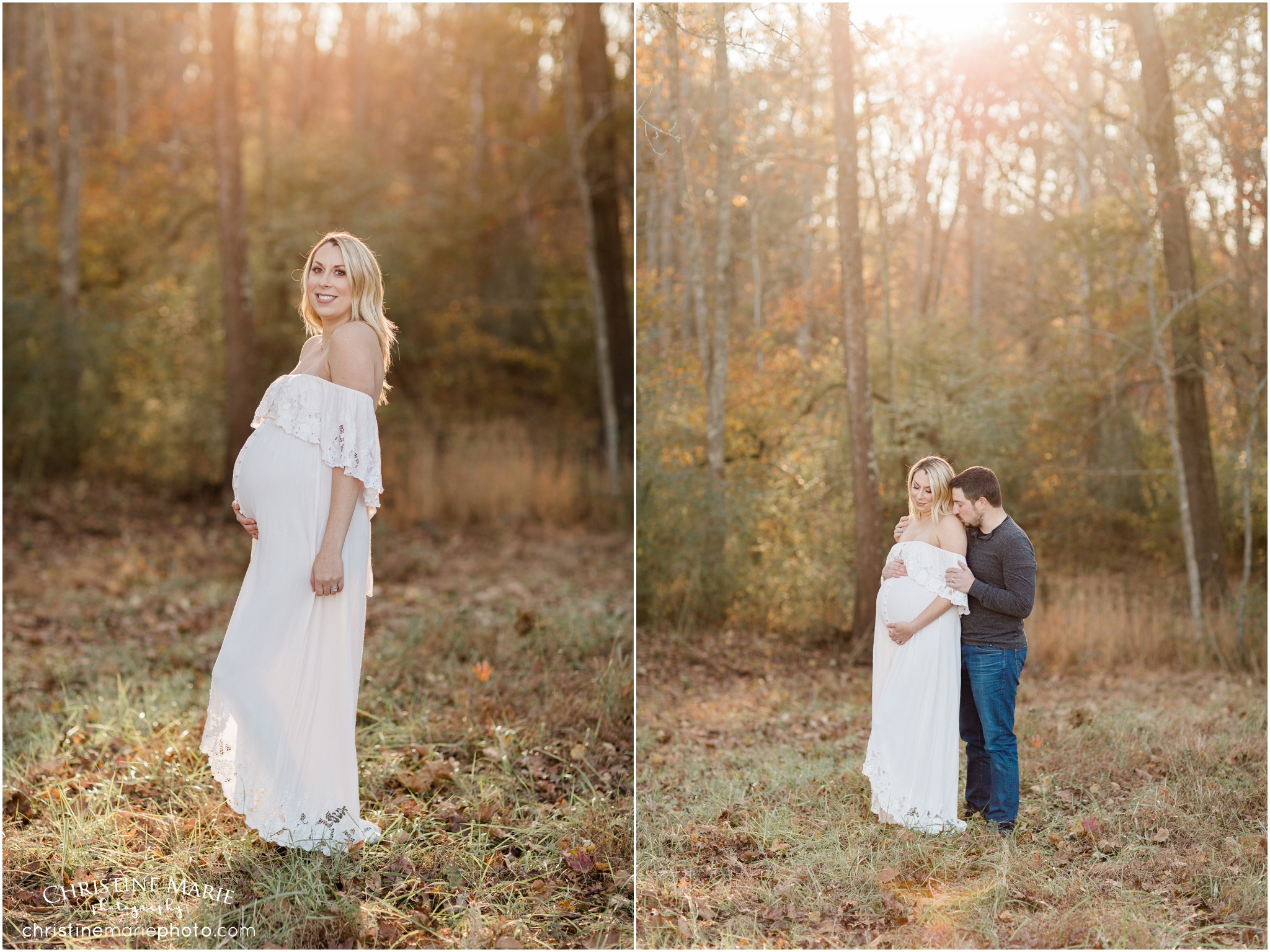 outdoor fall maternity photos