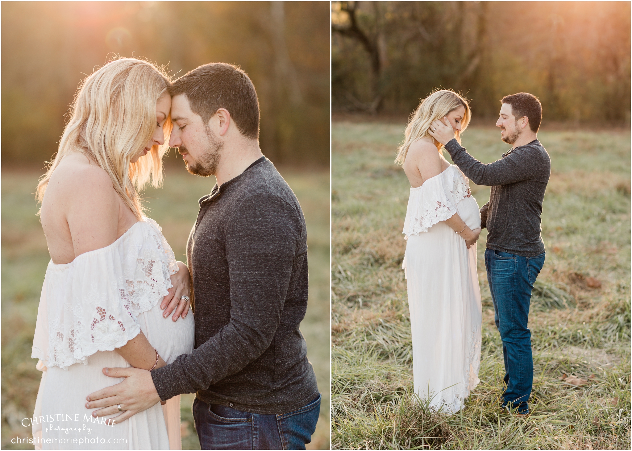 maternity photos with husband